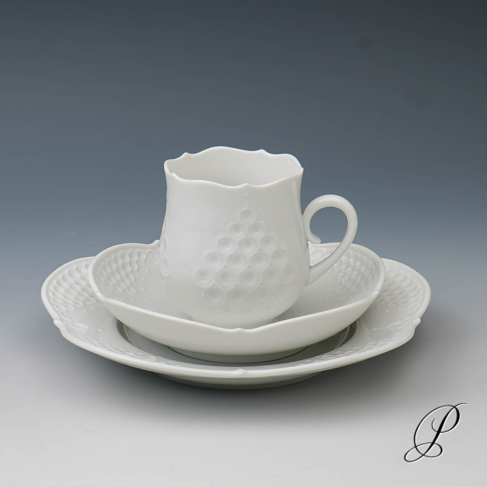 Meissen Kaffeegedeck 1.Wahl Design von Ludwig Zepner – Bild 3