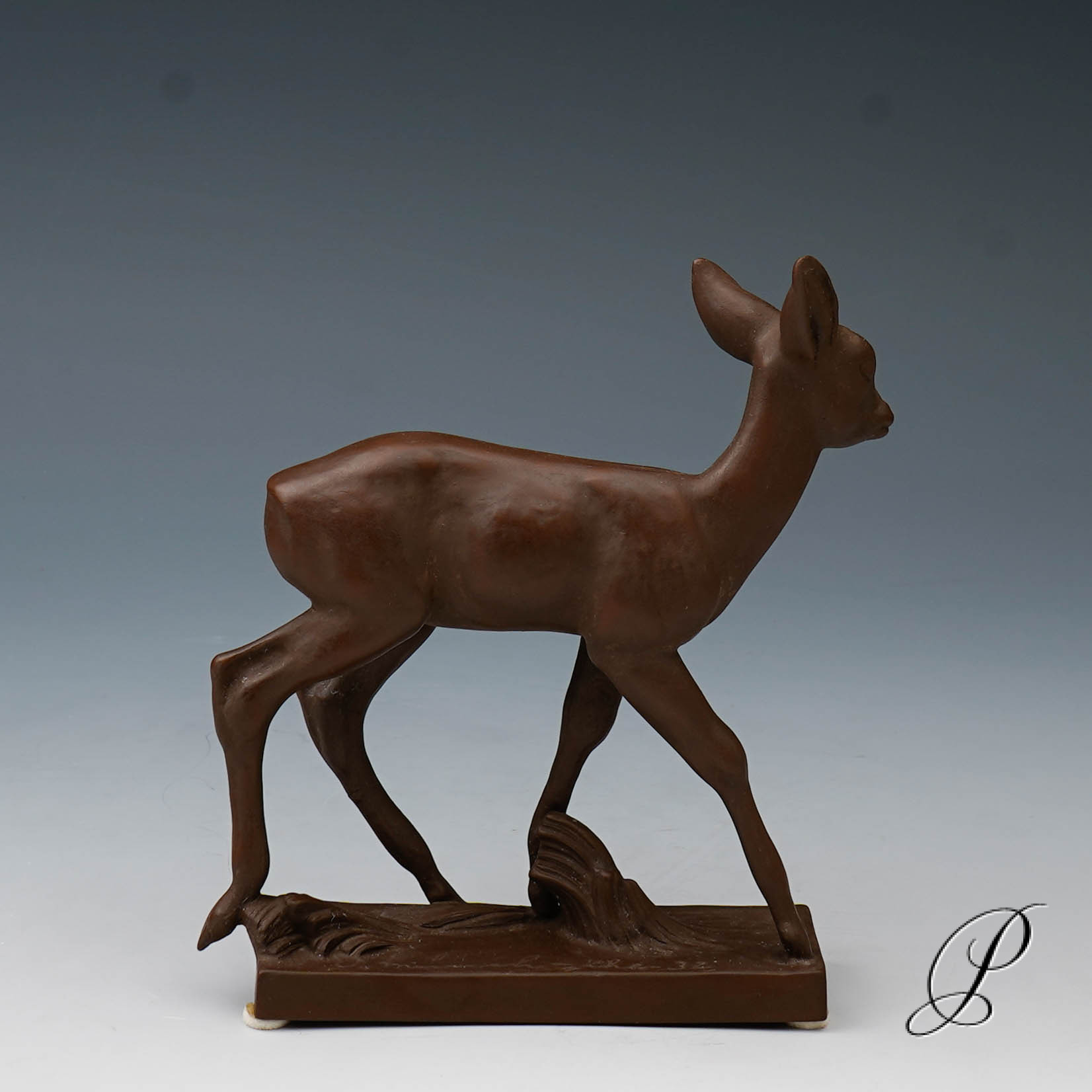 Meissen Figur "Rehkitz" Entwurf Willy Münch-Khe – Bild 6
