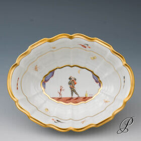 Schale Meissen 1.Wahl Sonderedition - Figurenmalerei nach Jacques Callot