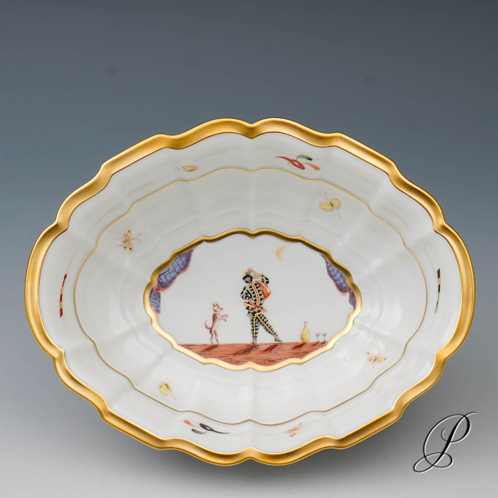 Schale Meissen 1.Wahl Sonderedition - Figurenmalerei nach Jacques Callot