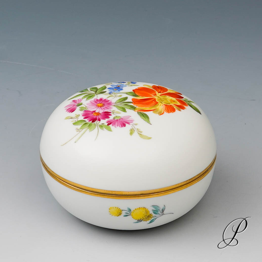 Meissen Schmuckdose im Dekor Blume3 – Bild 3