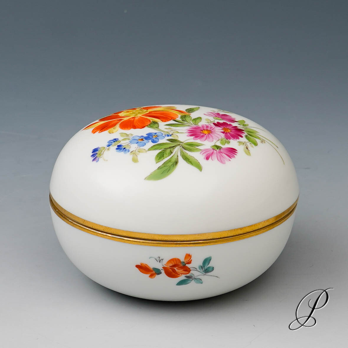 Meissen Schmuckdose im Dekor Blume3 – Bild 5