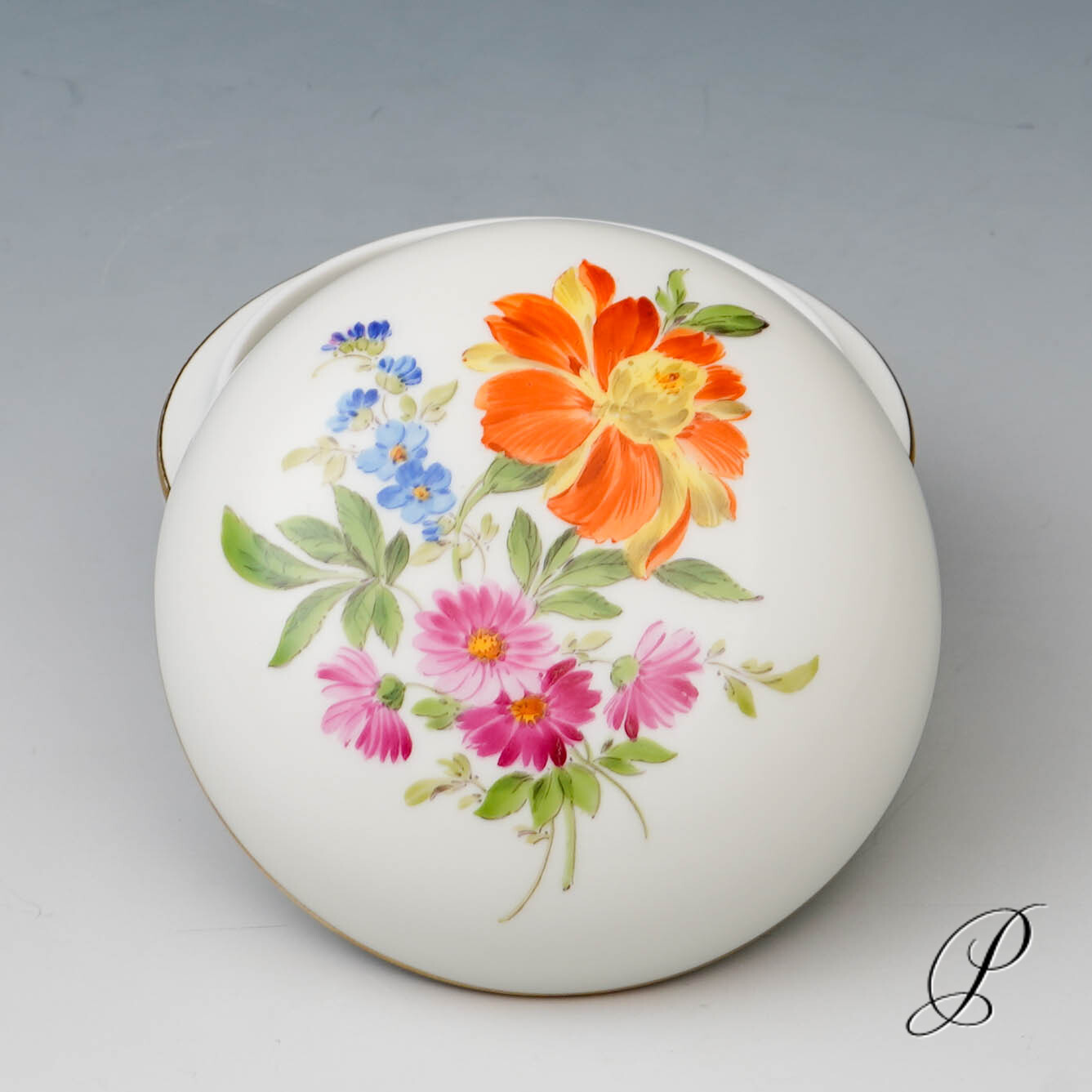 Meissen Schmuckdose im Dekor Blume3 – Bild 6
