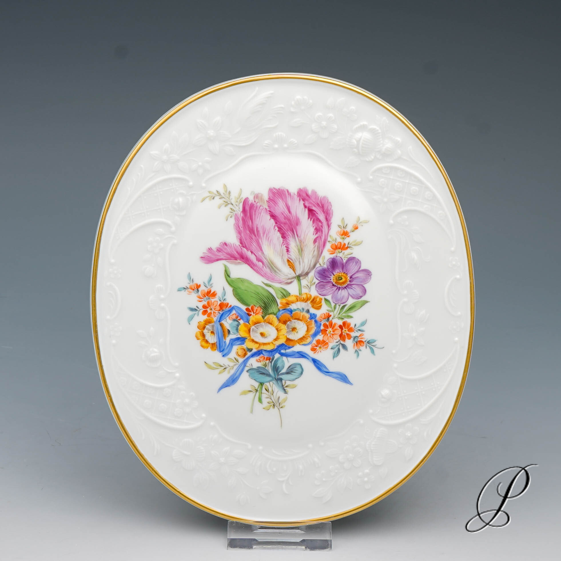 Wandbild Meissen 1.Wahl Blumenbukett