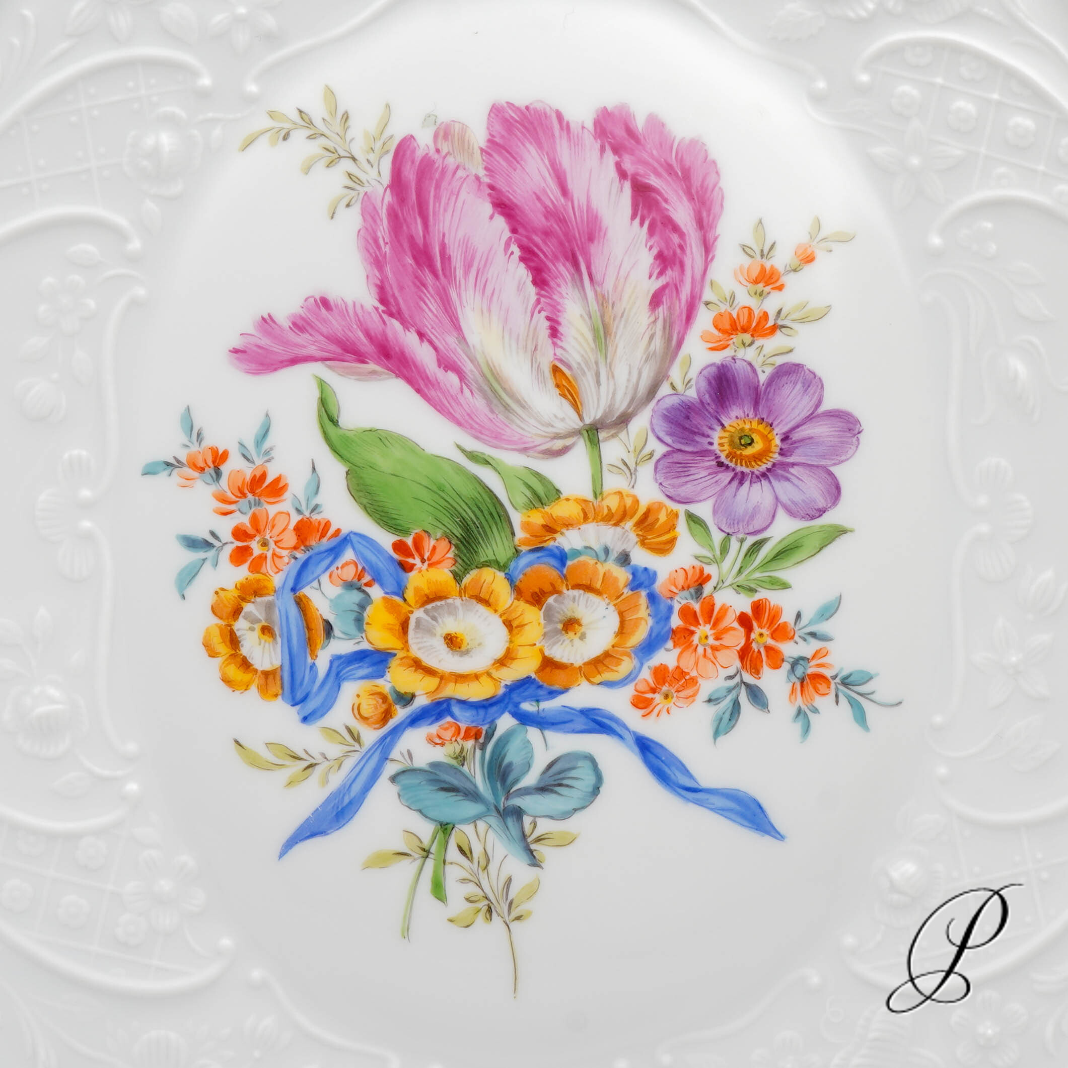 Wandbild Meissen 1.Wahl Blumenbukett – Bild 3