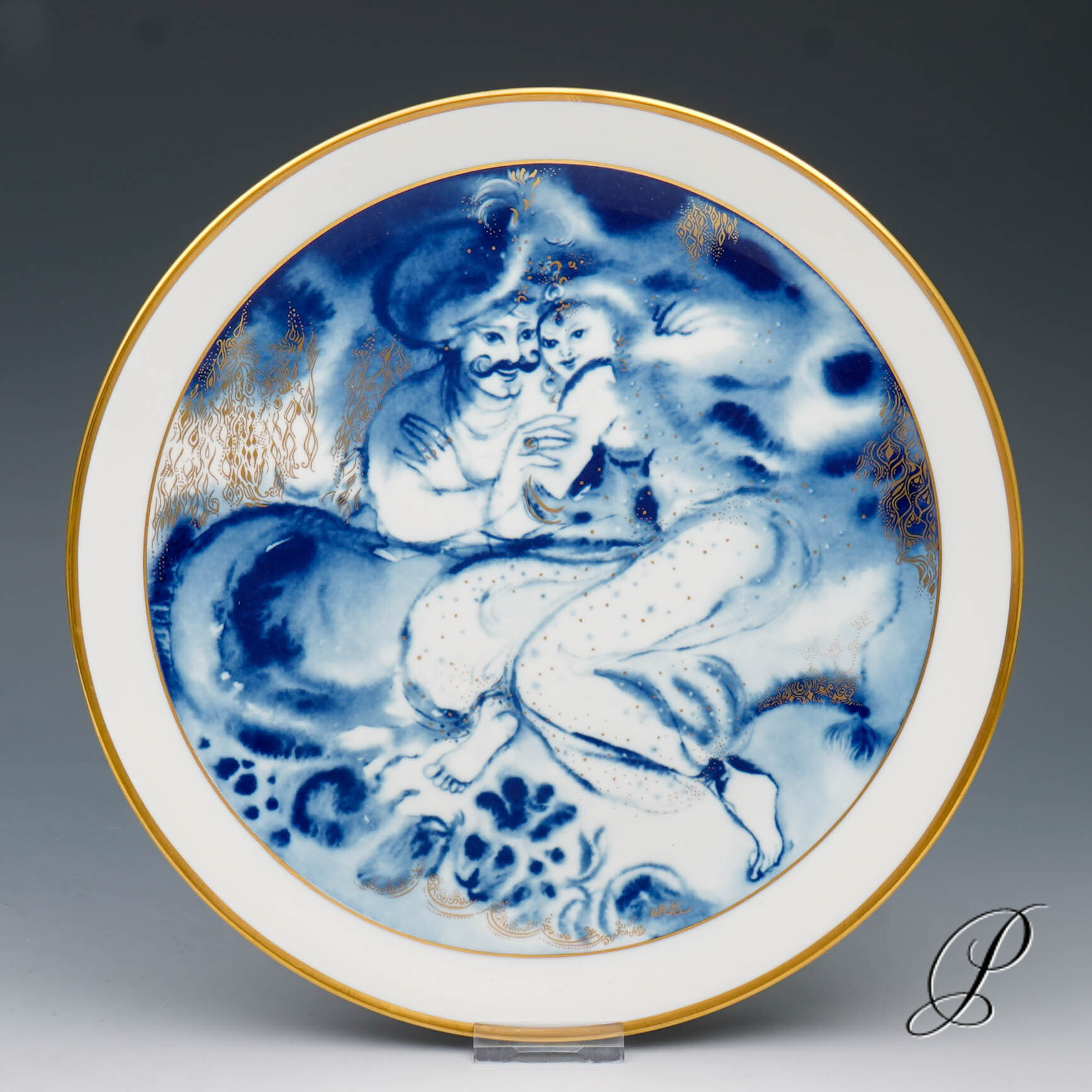 Wandteller Meissen 1.Wahl "Sherezade"