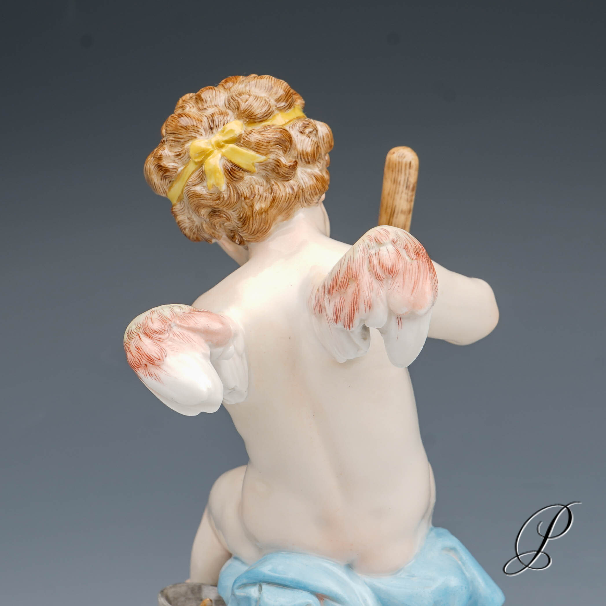 Figur Meissen 1.Wahl Knaufzeit um 1900 Jhd. Putto L - Serie – Bild 12