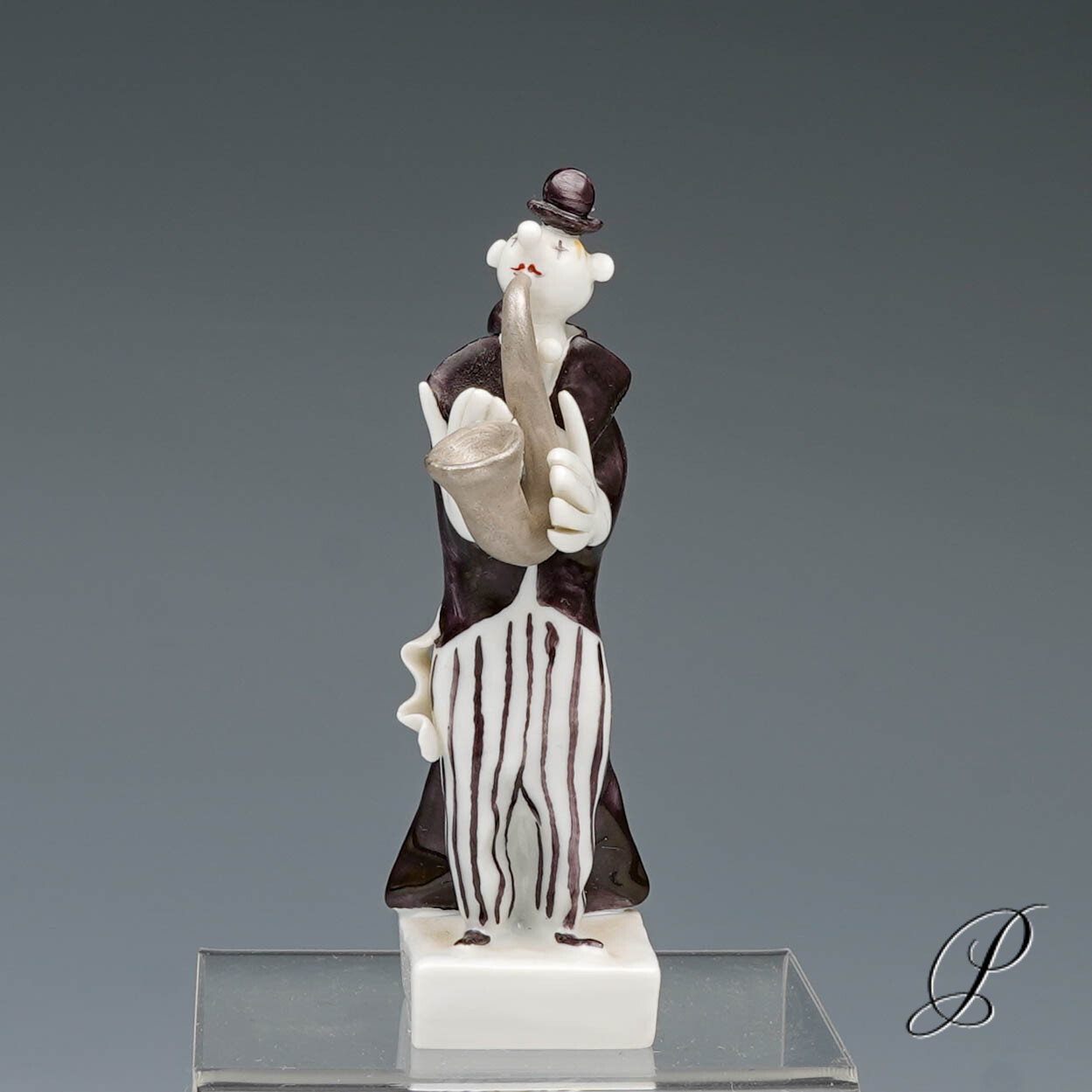 Figur Meissen 1.Wahl / Clown aus der Clownkapelle von Peter Strang