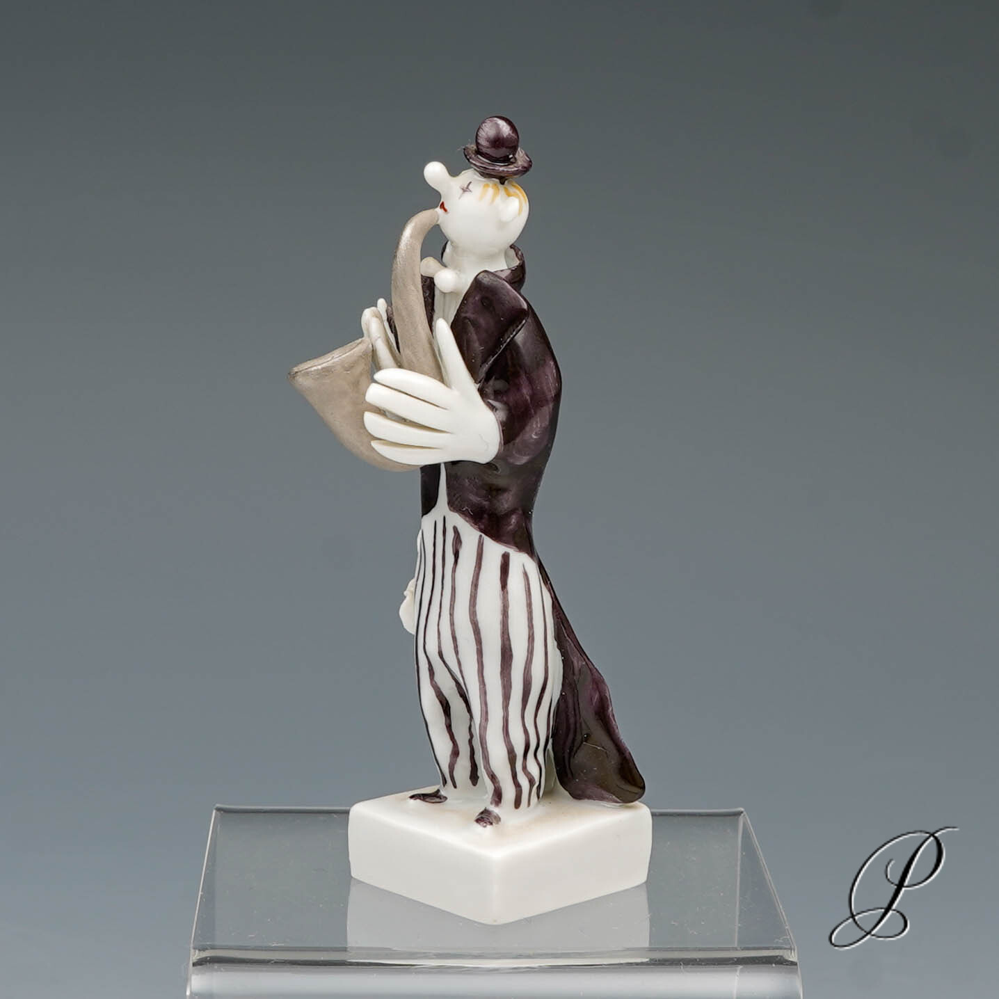 Figur Meissen 1.Wahl / Clown aus der Clownkapelle von Peter Strang – Bild 3