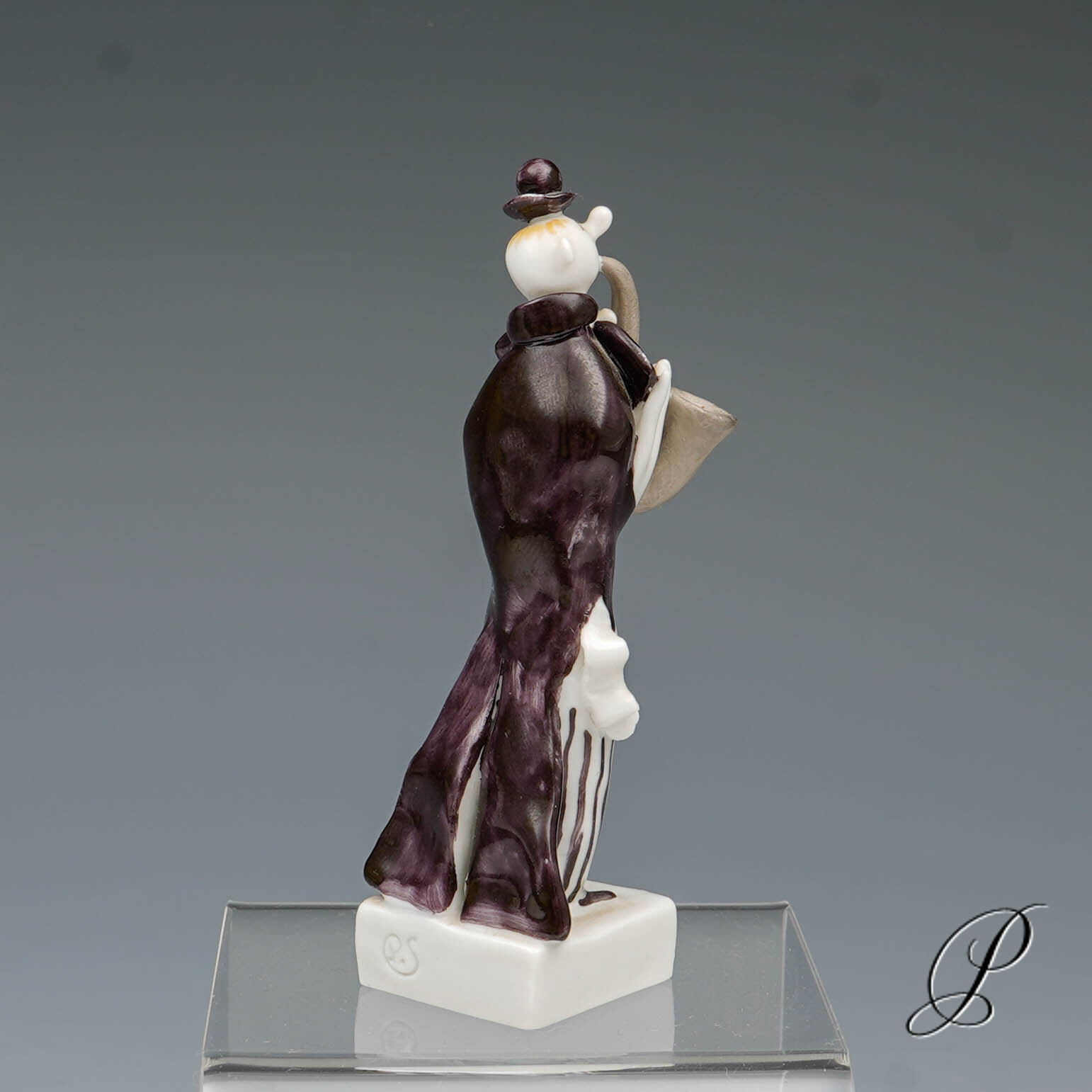 Figur Meissen 1.Wahl / Clown aus der Clownkapelle von Peter Strang – Bild 6