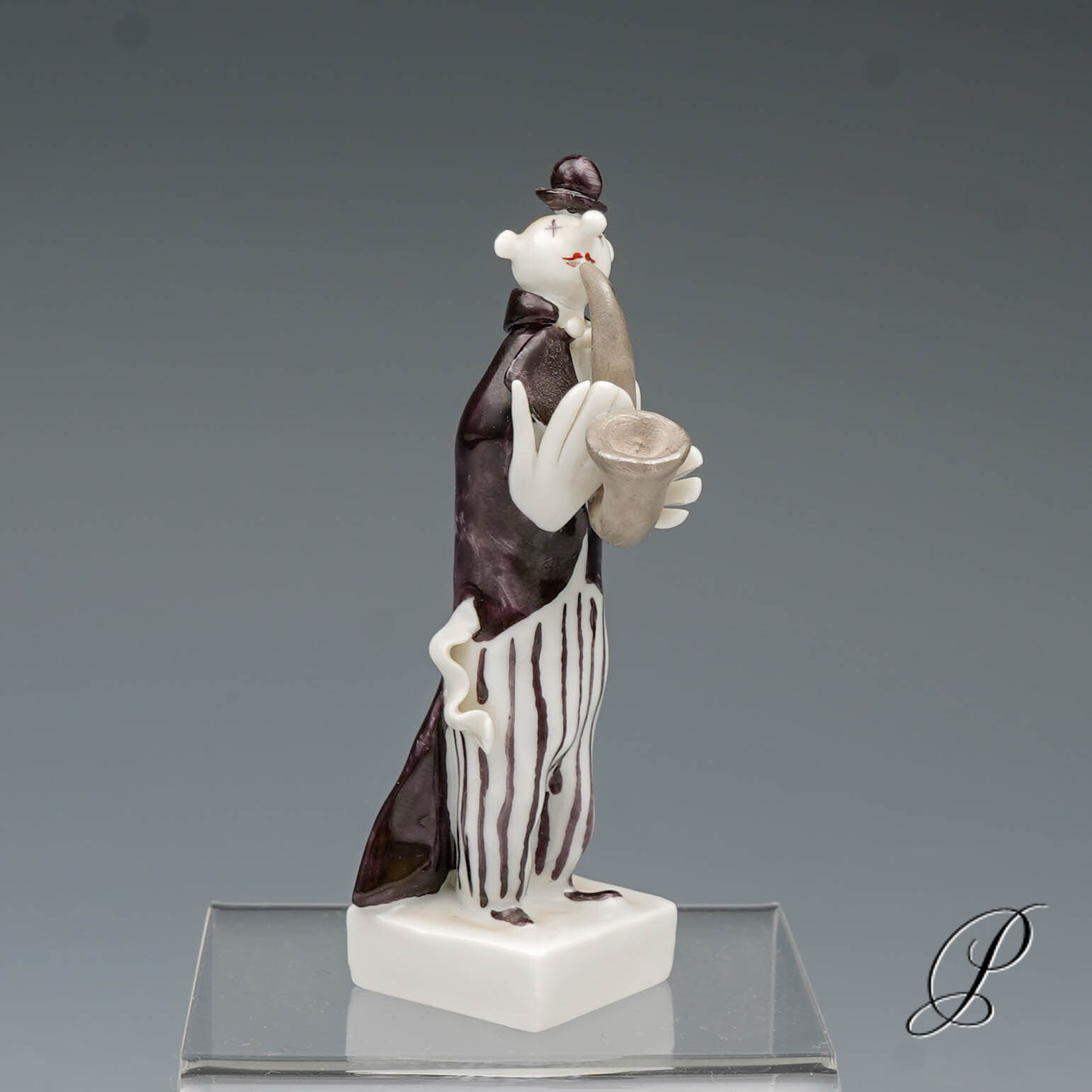Figur Meissen 1.Wahl / Clown aus der Clownkapelle von Peter Strang – Bild 8