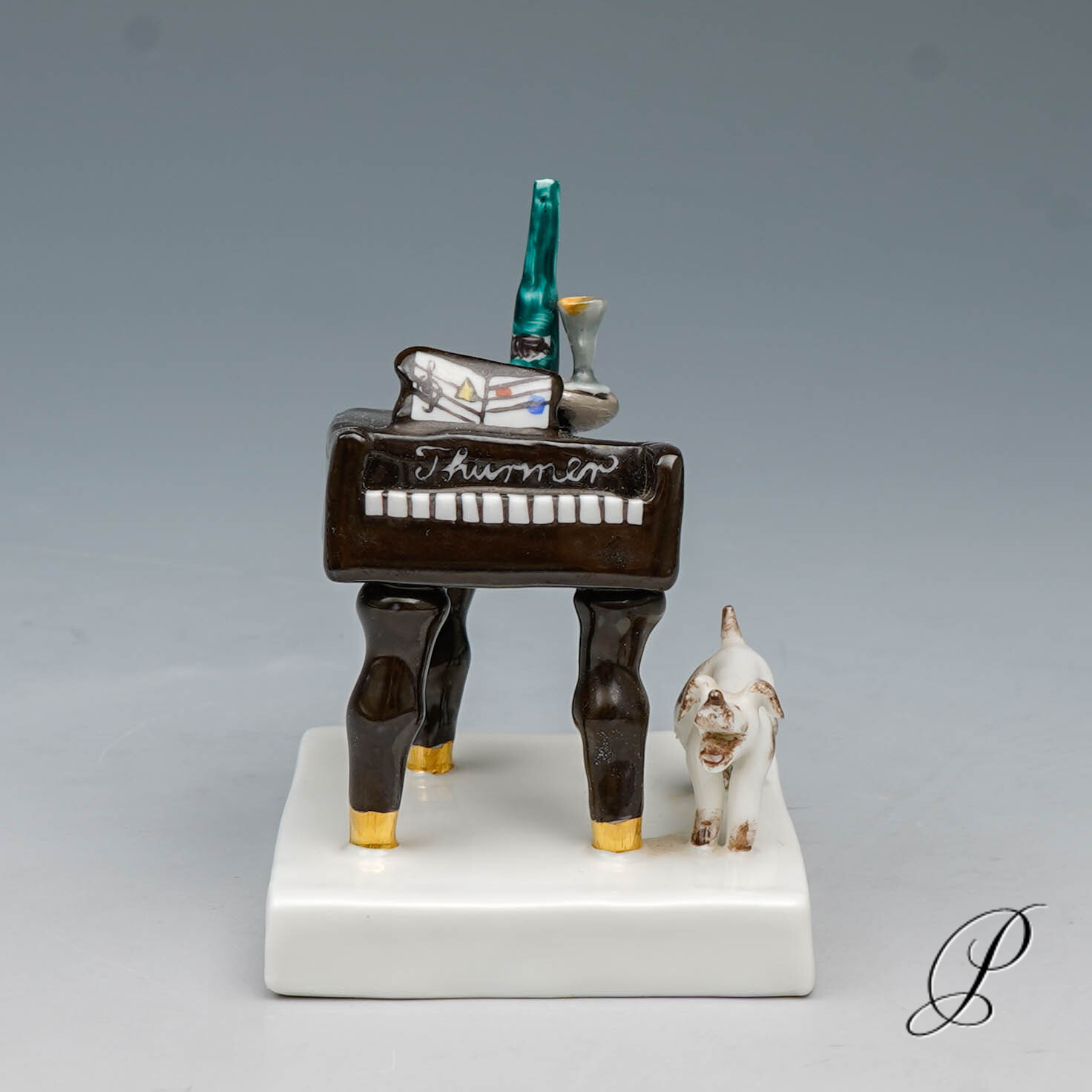 Pianist und Klavier mit Hund aus der Clownkapelle Meissen 1.Wahl – Bild 4