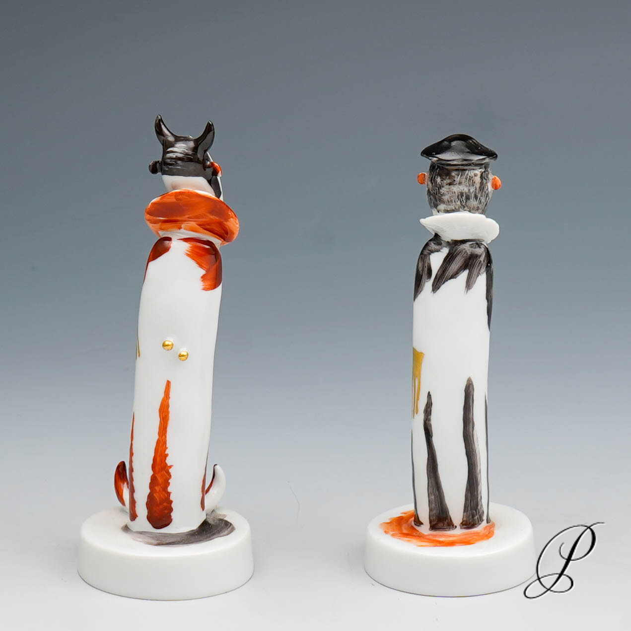 Kleinplastik Meissen "Faust und Mephisto" von Olaf Fieber – Bild 2