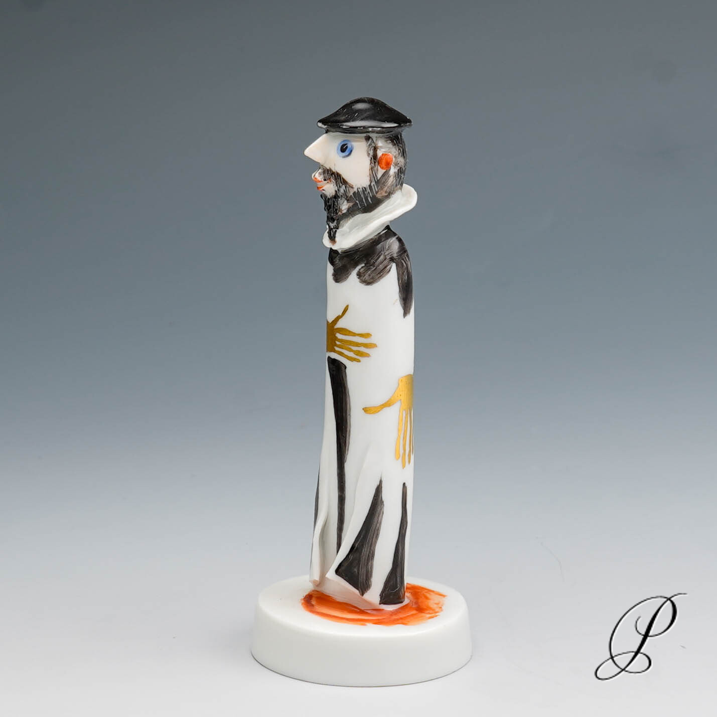 Kleinplastik Meissen "Faust und Mephisto" von Olaf Fieber – Bild 4
