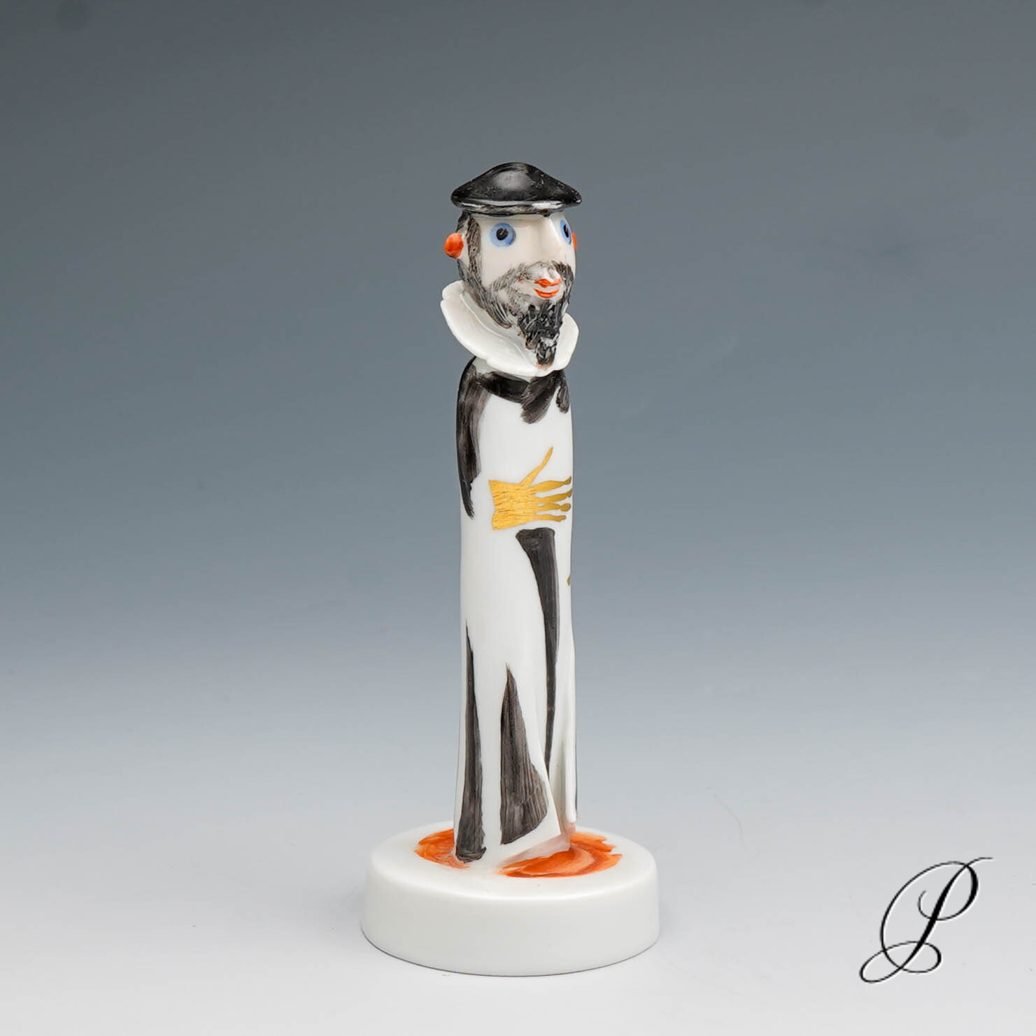 Kleinplastik Meissen "Faust und Mephisto" von Olaf Fieber – Bild 8