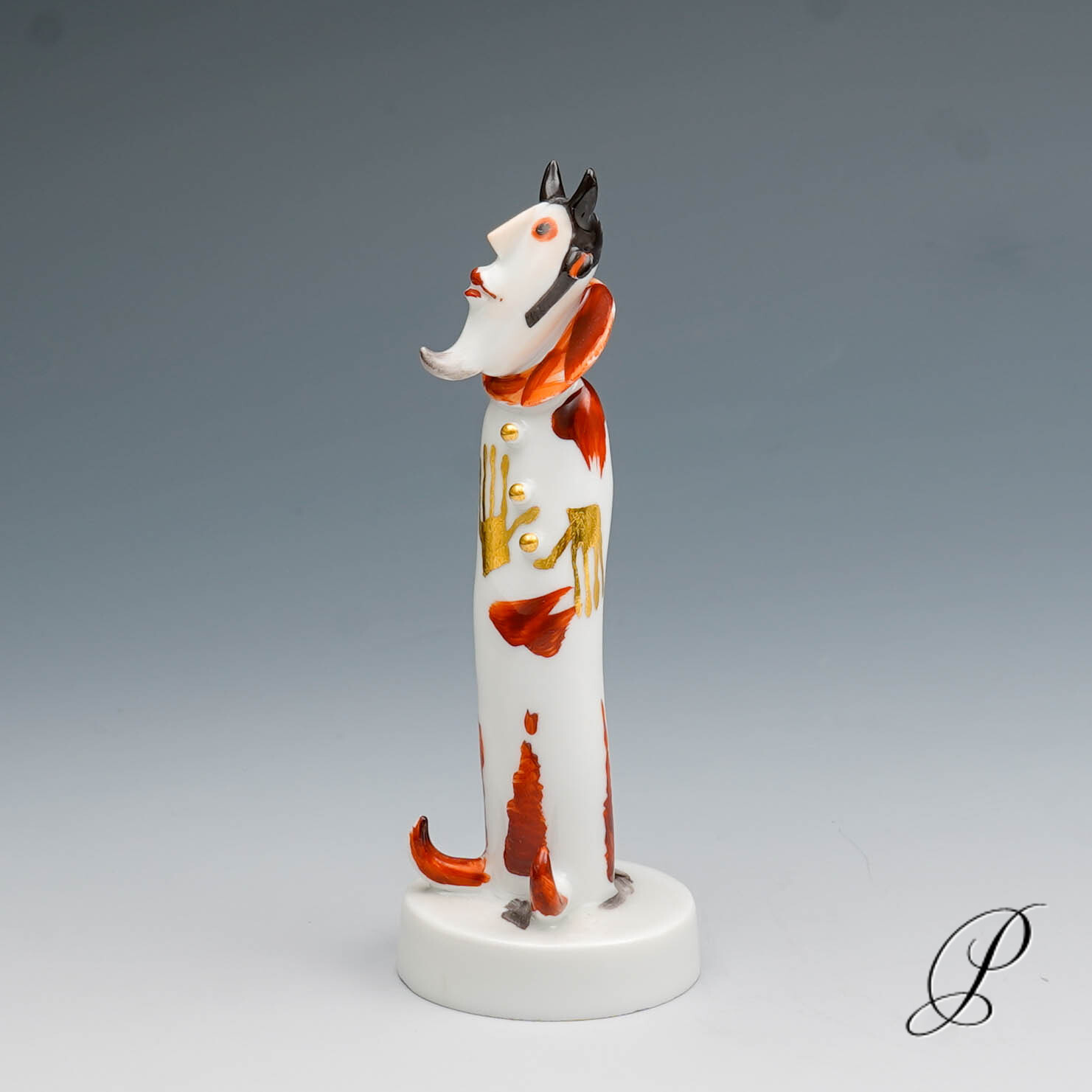 Kleinplastik Meissen "Faust und Mephisto" von Olaf Fieber – Bild 10