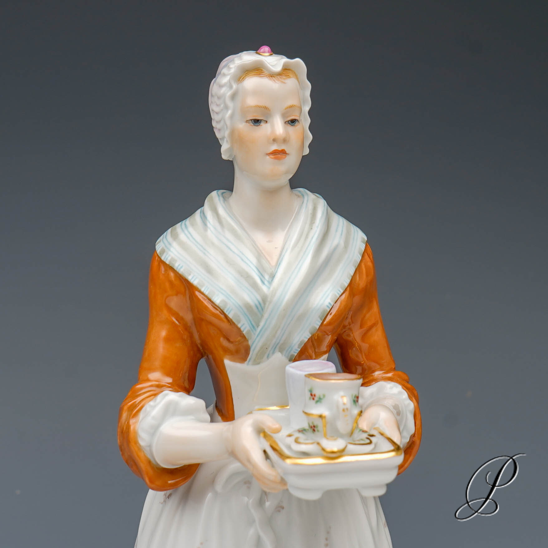 Figur Meissen 1.Wahl Schokoladenmädchen – Bild 3