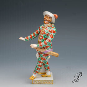 Meissen Figur 1.Wahl Harlekin Italienischen Komödie