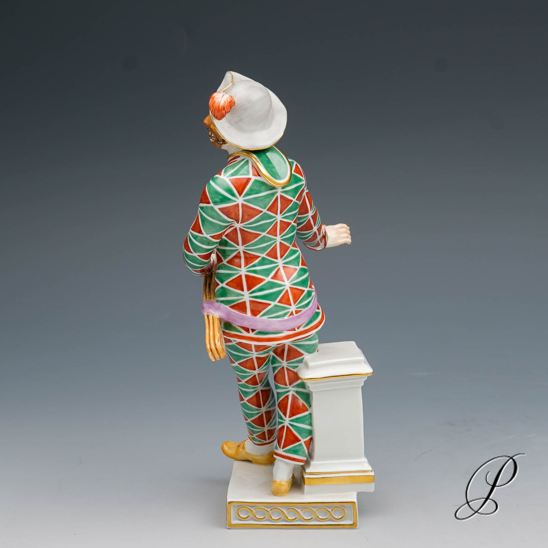 Meissen Figur 1.Wahl Harlekin Italienischen Komödie – Bild 5
