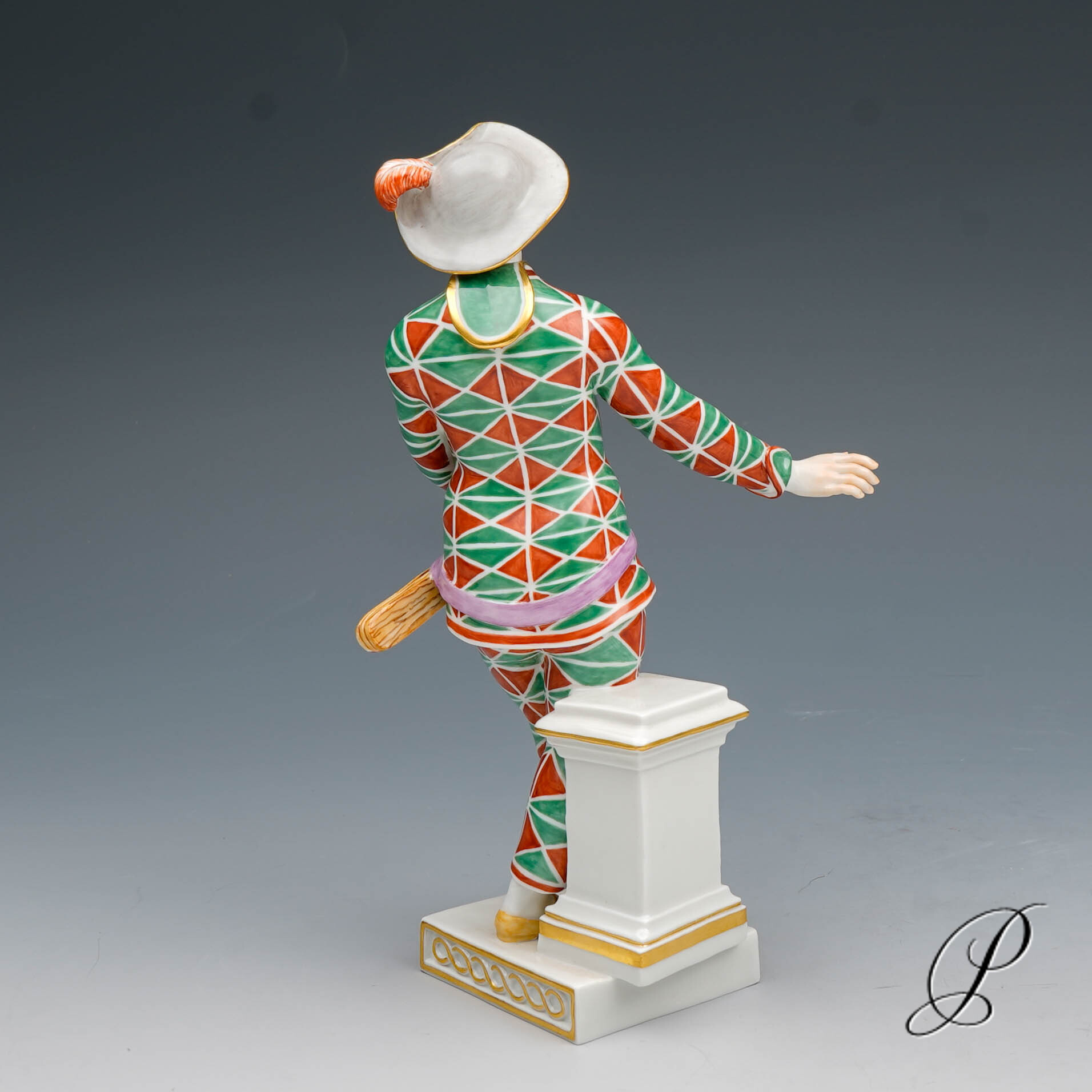 Meissen Figur 1.Wahl Harlekin Italienischen Komödie – Bild 6