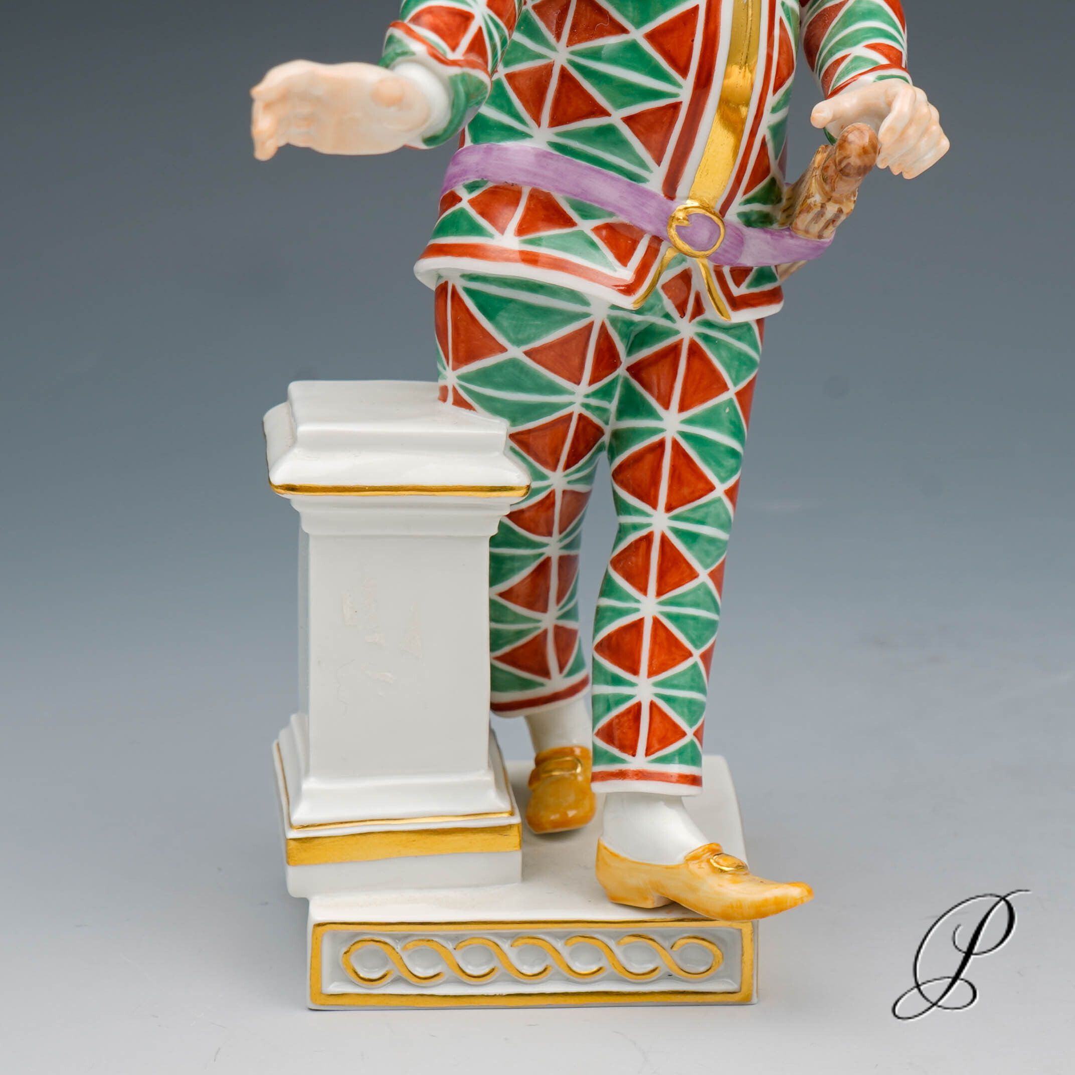 Meissen Figur 1.Wahl Harlekin Italienischen Komödie – Bild 10
