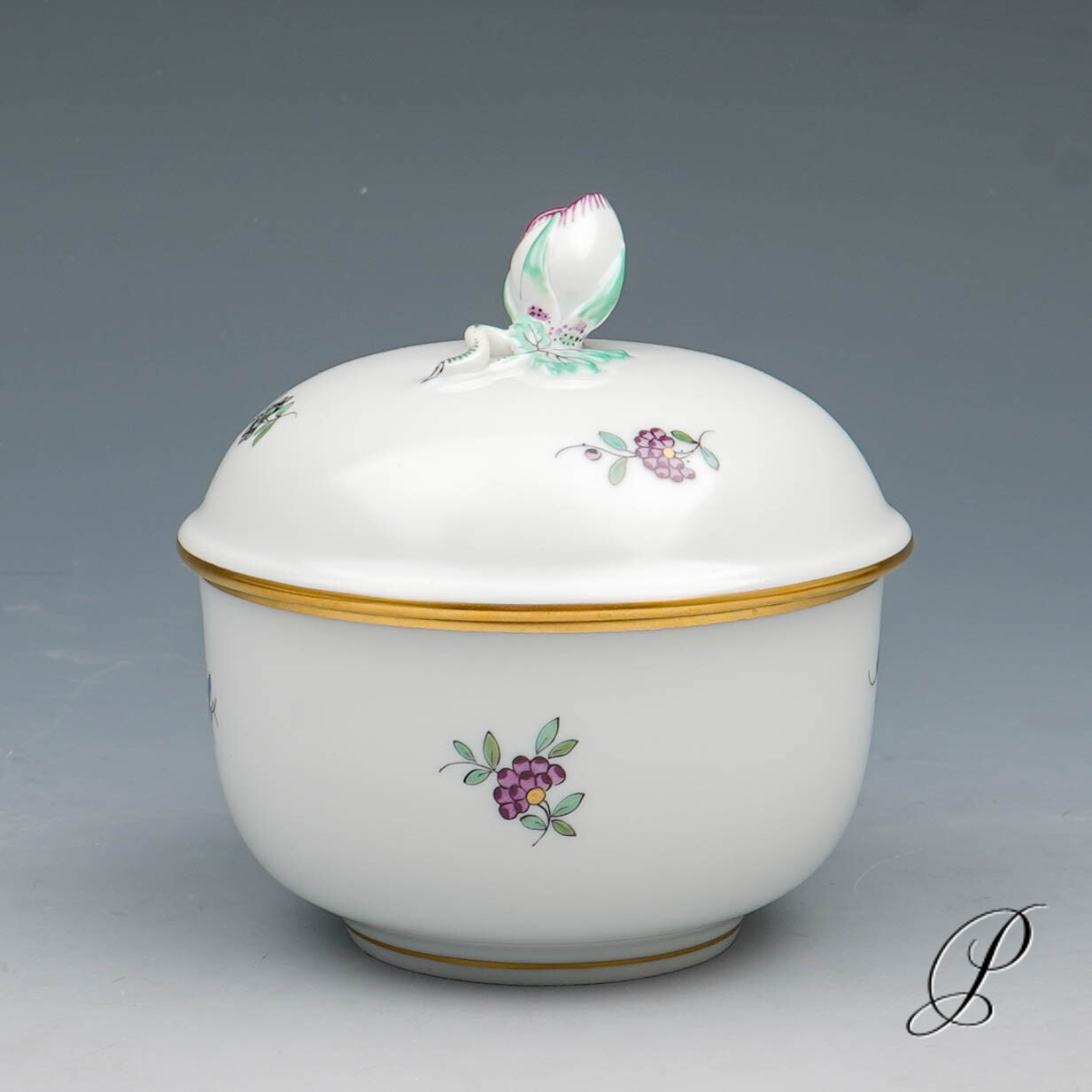 Kaffeeservice Meissen 1.Wahl Indische Fels, Blumen und Vogelmalerei – Bild 9