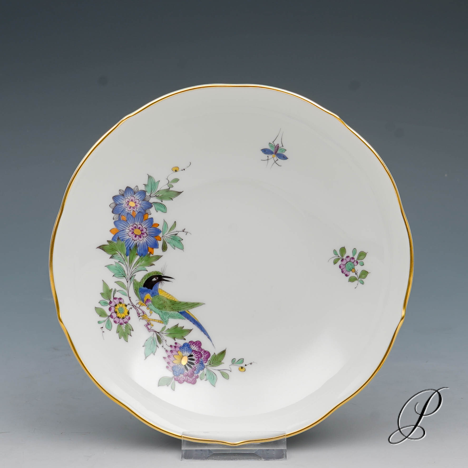 Kaffeeservice Meissen 1.Wahl Indische Fels, Blumen und Vogelmalerei – Bild 24