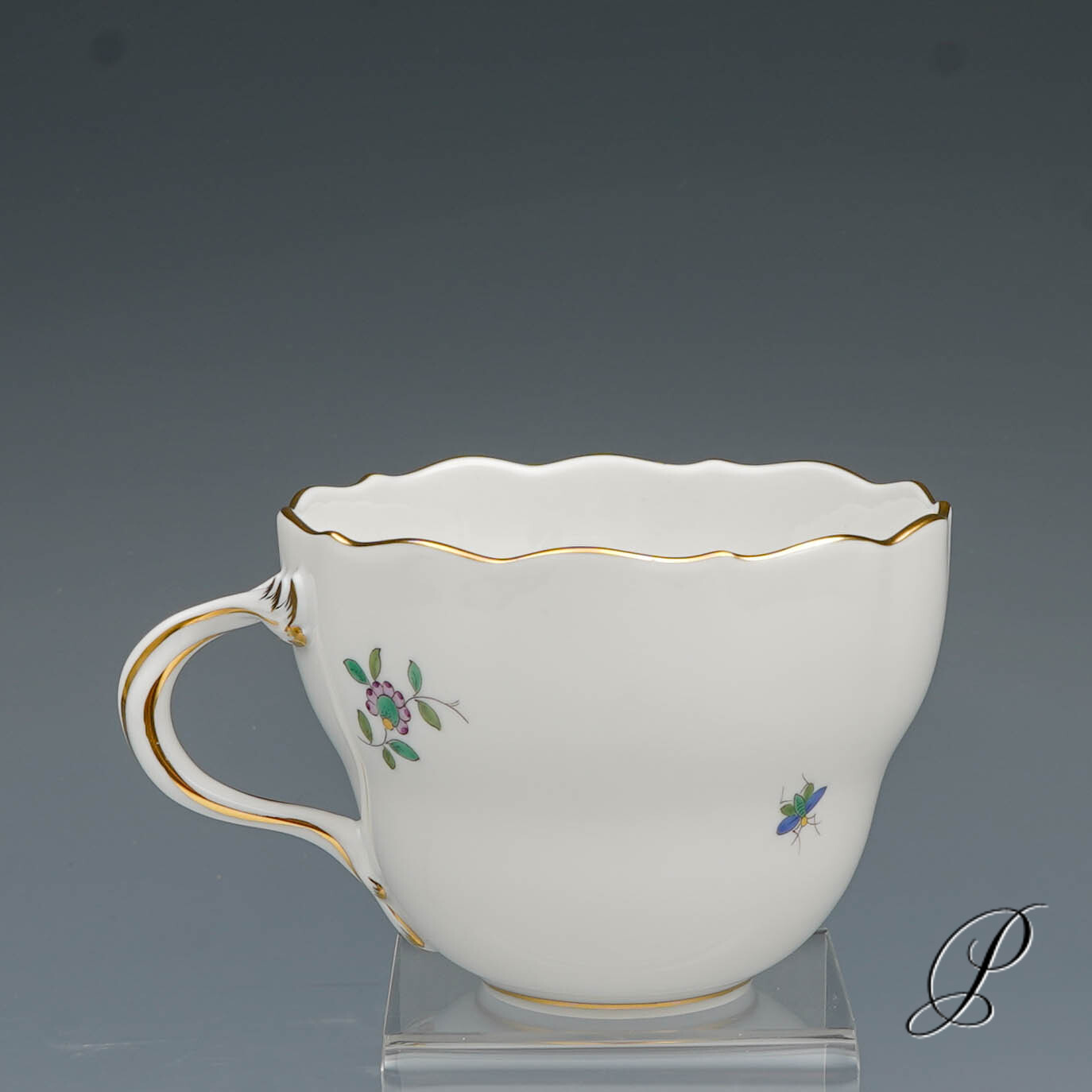 Kaffeeservice Meissen 1.Wahl Indische Fels, Blumen und Vogelmalerei – Bild 27