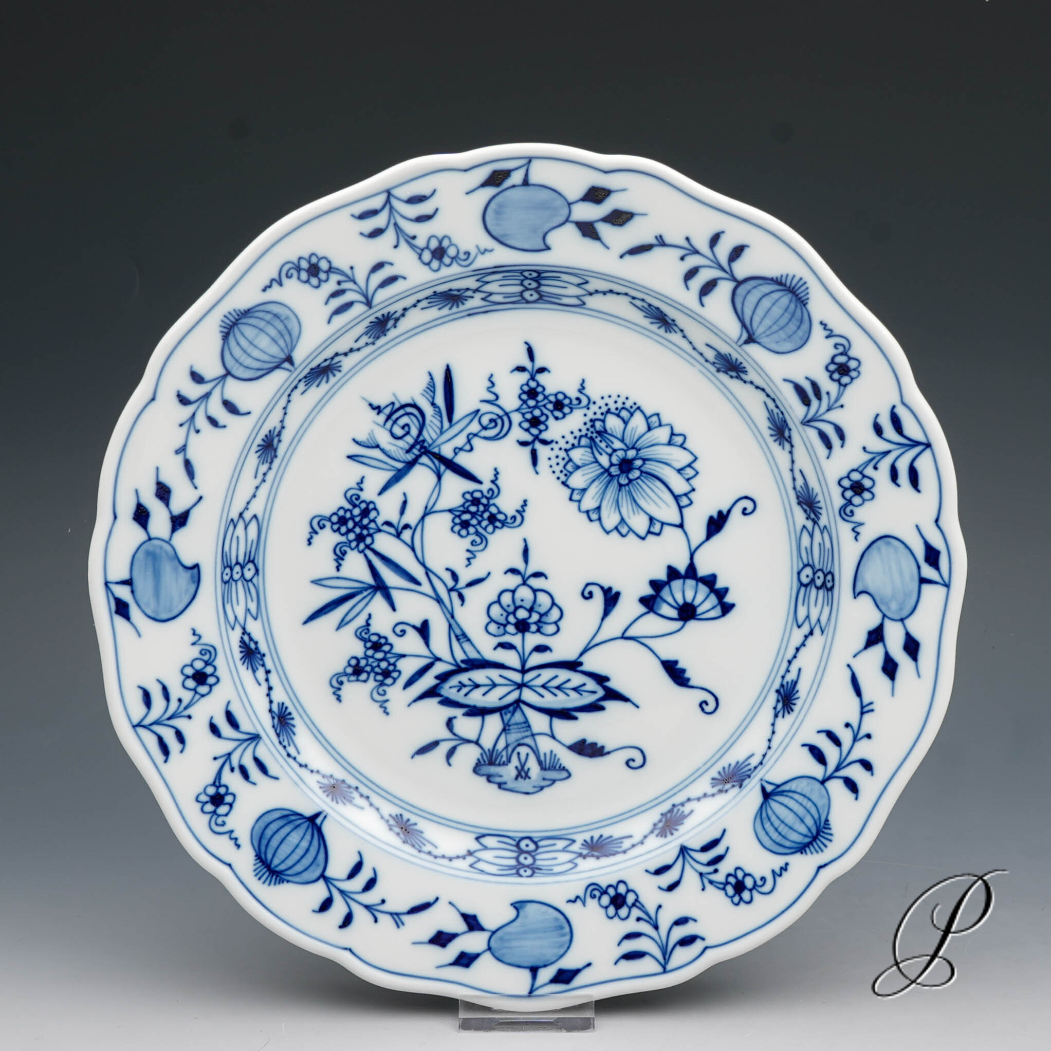 Speiseteller Meissen im Dekor Zwiebelmuster