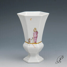 Vase Meissen 1.Wahl Figurenmalerei nach Jacqes Callot - Sonderedition 2010