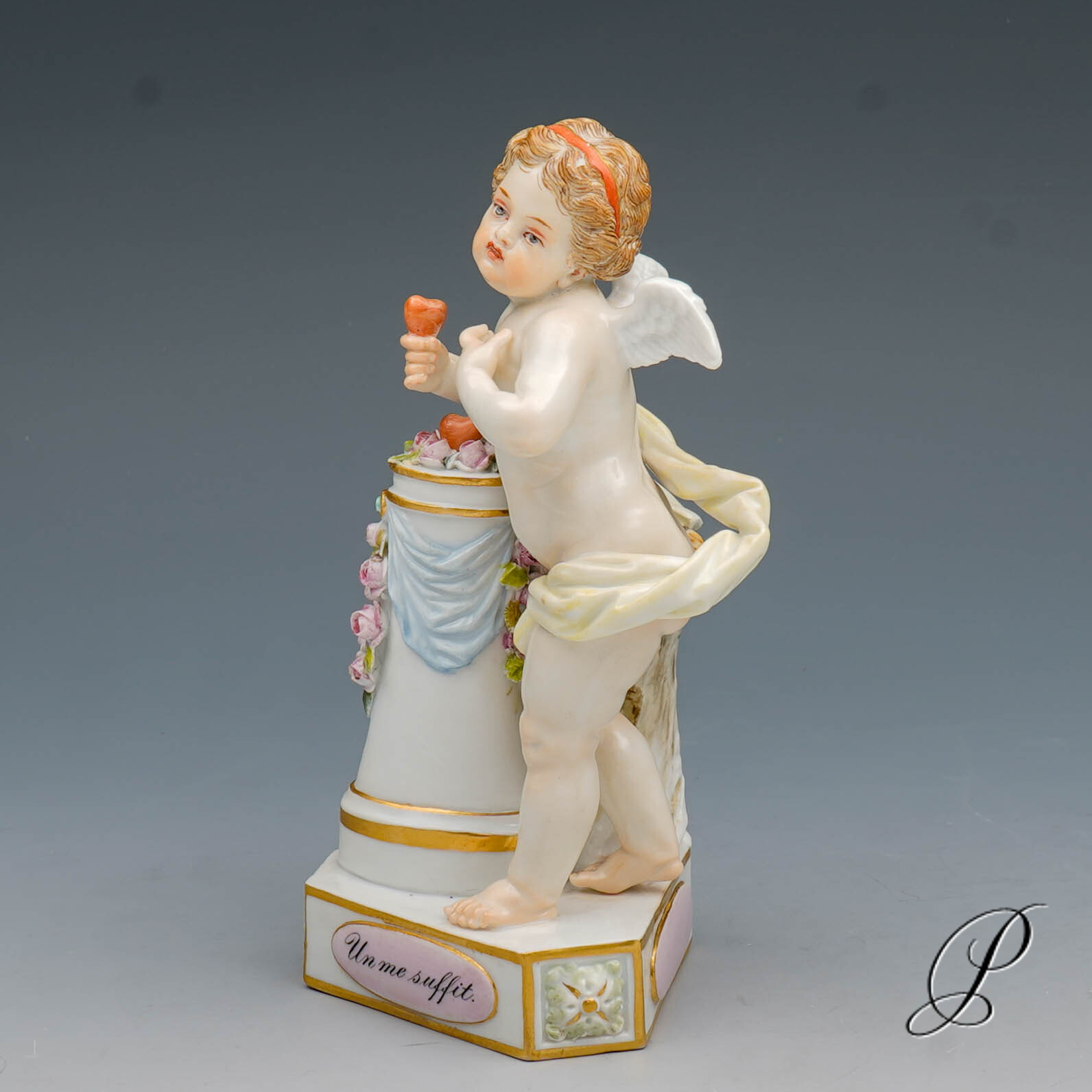 Figur Meissen Knaufzeit um 1900 Jhd. - Devisenkind von Michel Victor Acier – Bild 2