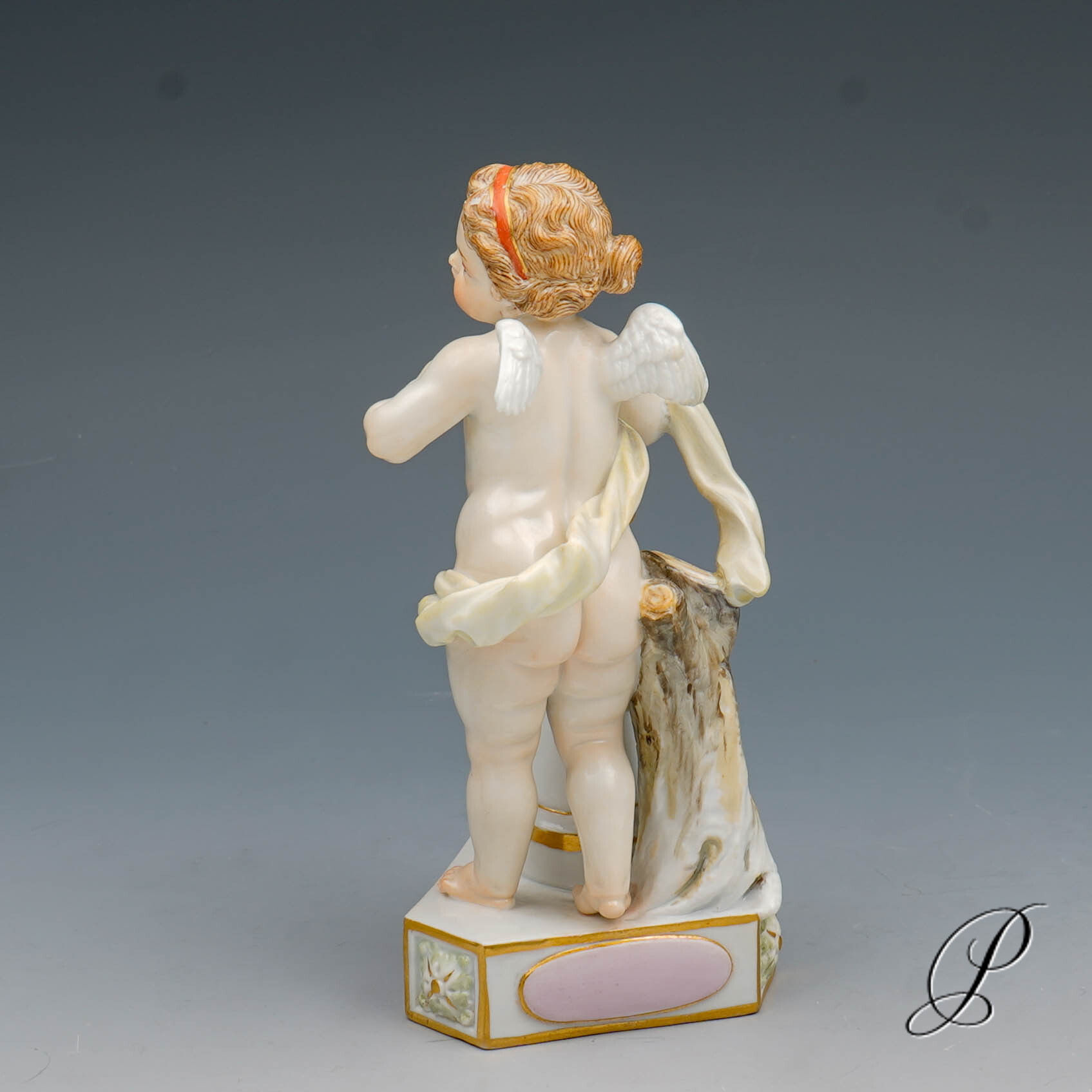 Figur Meissen Knaufzeit um 1900 Jhd. - Devisenkind von Michel Victor Acier – Bild 3