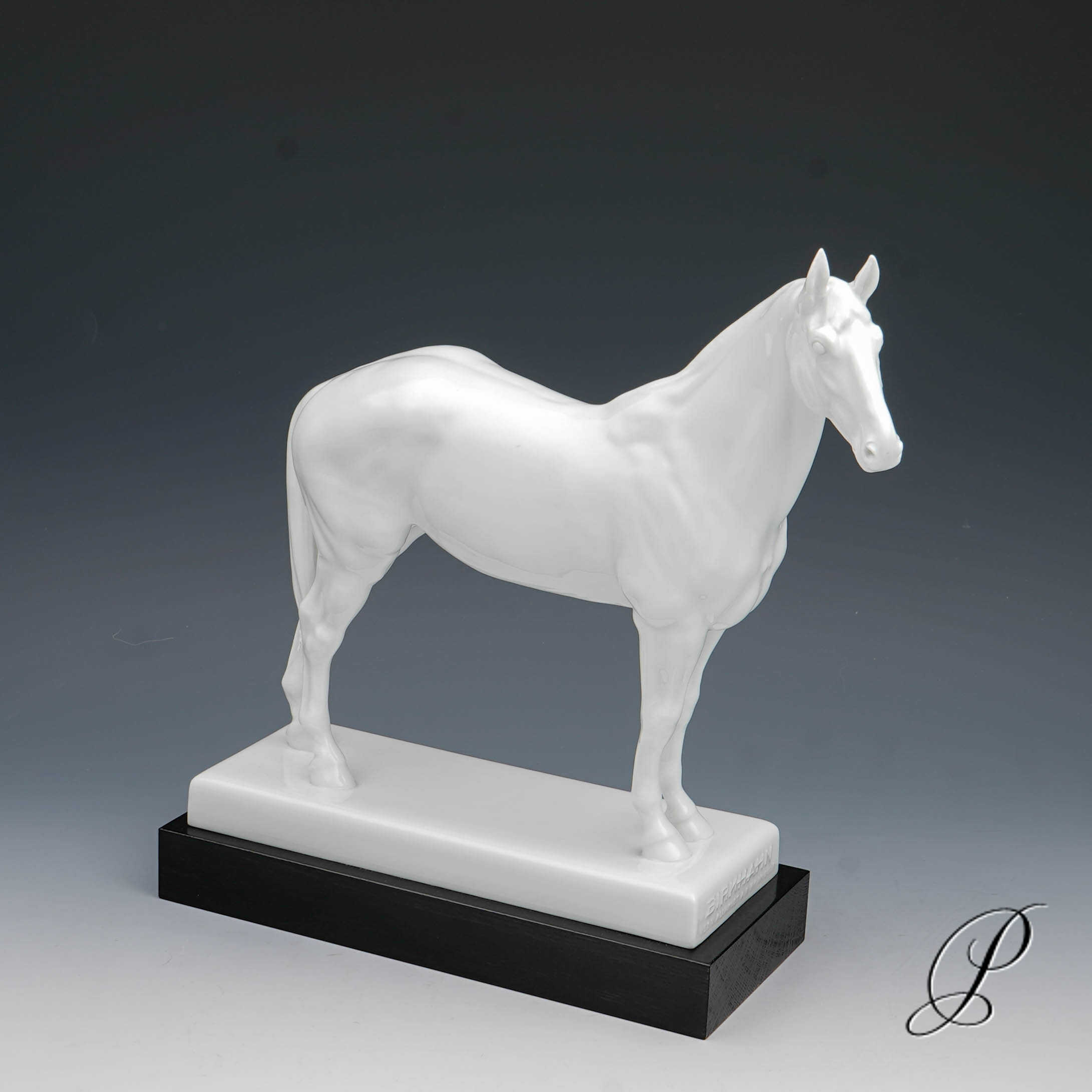 große Figur Meissen "Rennpferd Birkhahn" von Erich Oehme – Bild 3