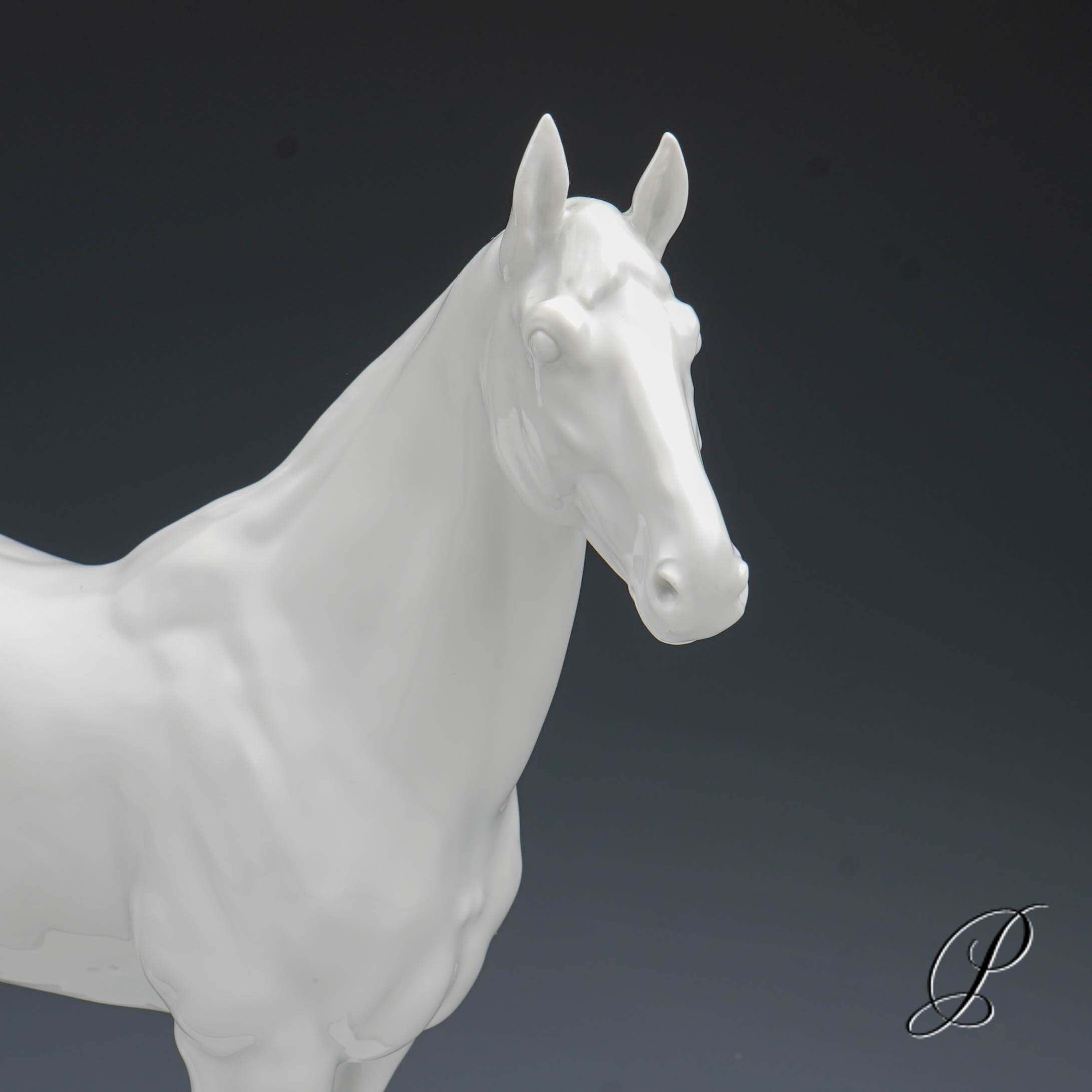 große Figur Meissen "Rennpferd Birkhahn" von Erich Oehme – Bild 4
