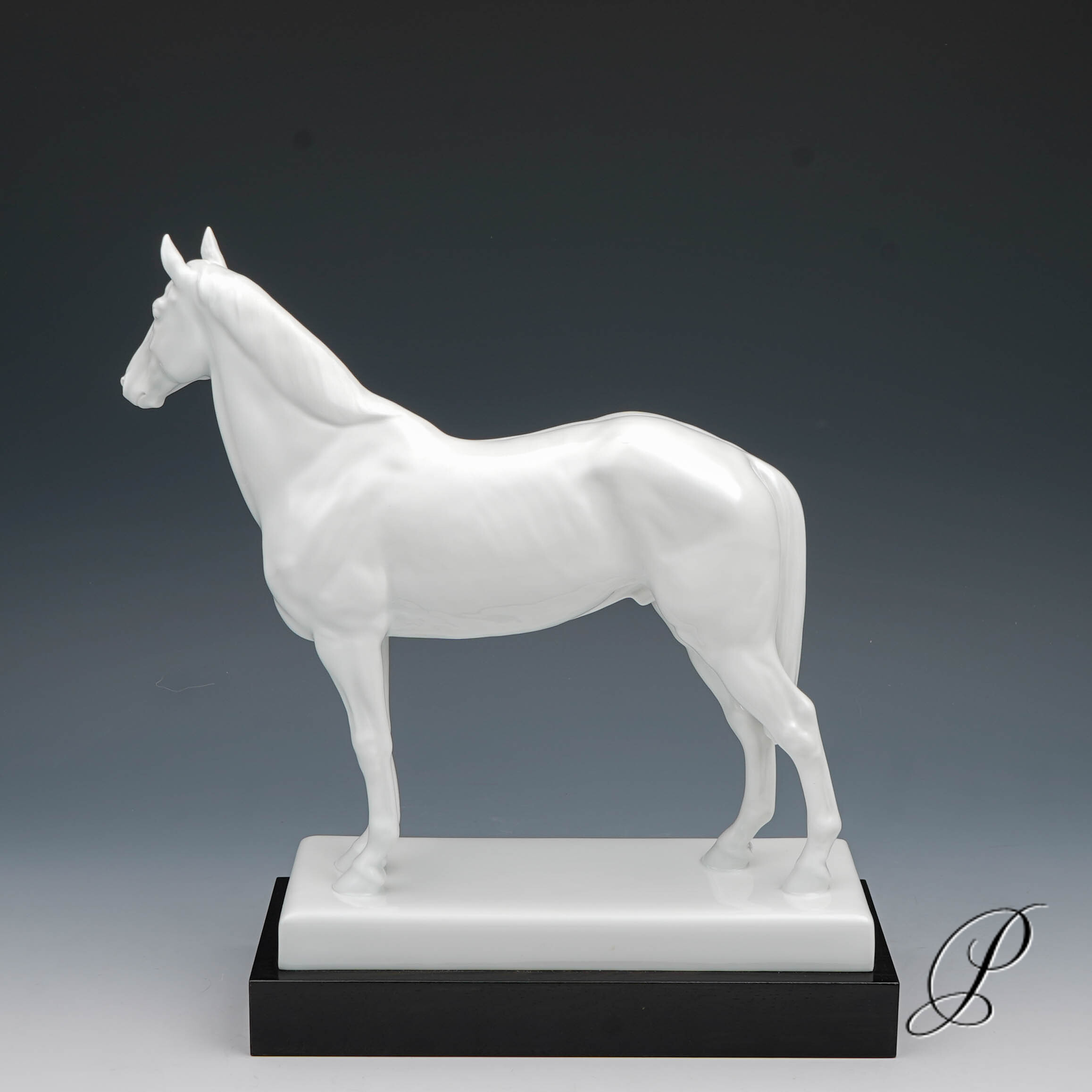große Figur Meissen "Rennpferd Birkhahn" von Erich Oehme – Bild 7
