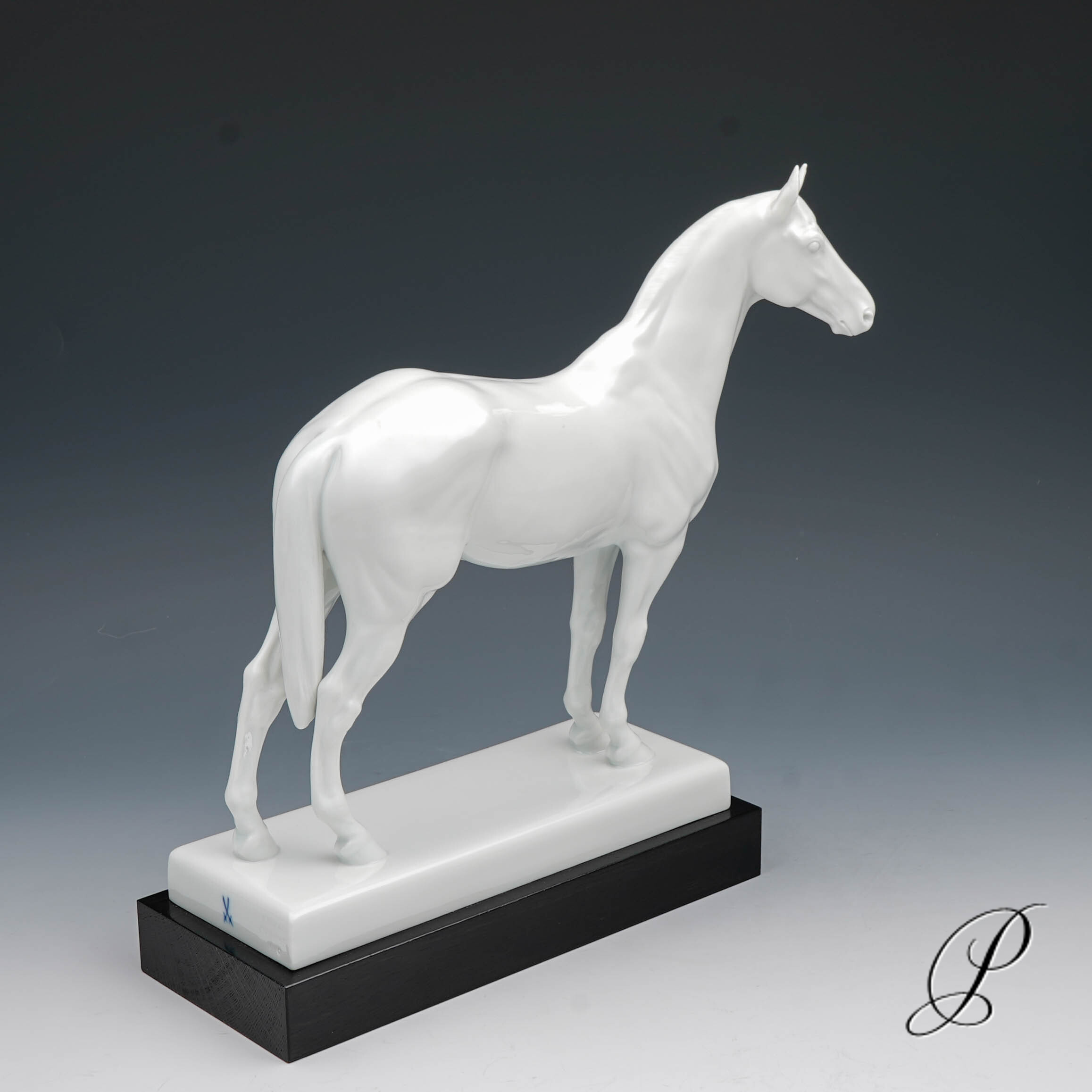 große Figur Meissen "Rennpferd Birkhahn" von Erich Oehme – Bild 11