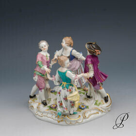 Figurengruppe Meissen 1.Wahl  "Kinderreigen"
