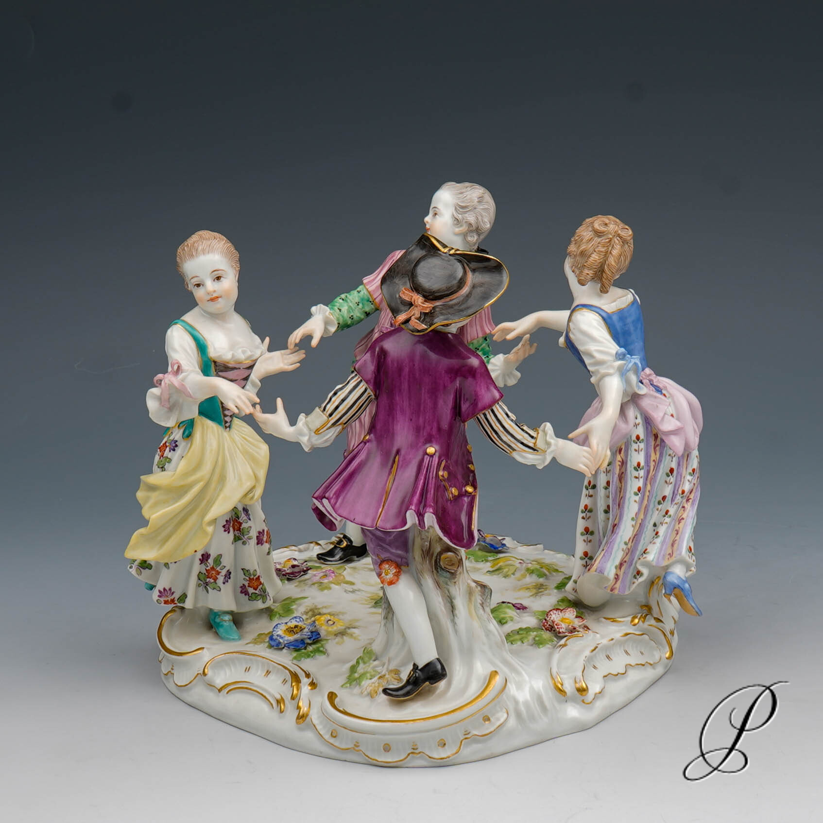 Figurengruppe Meissen 1.Wahl "Kinderreigen" – Bild 5