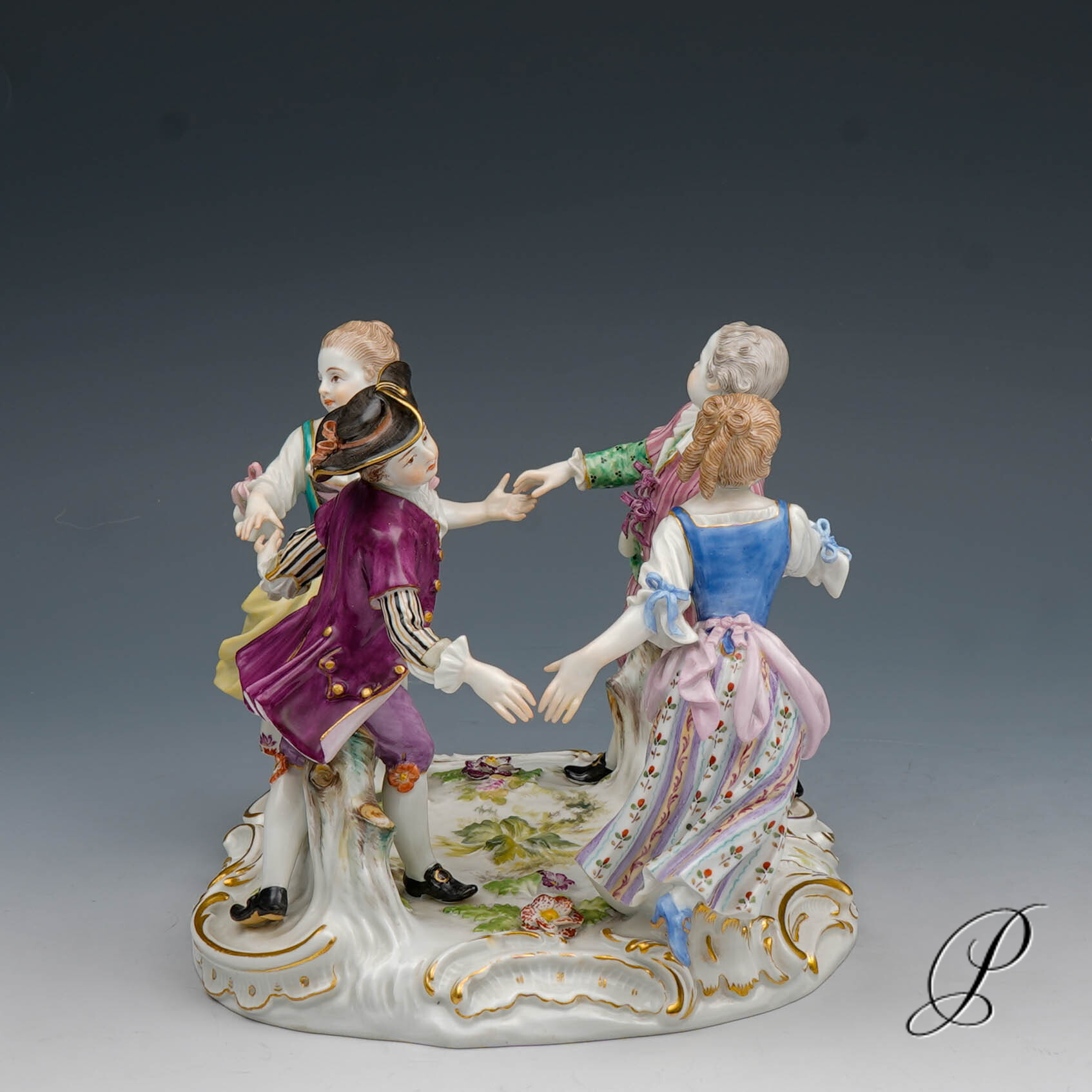 Figurengruppe Meissen 1.Wahl "Kinderreigen" – Bild 6