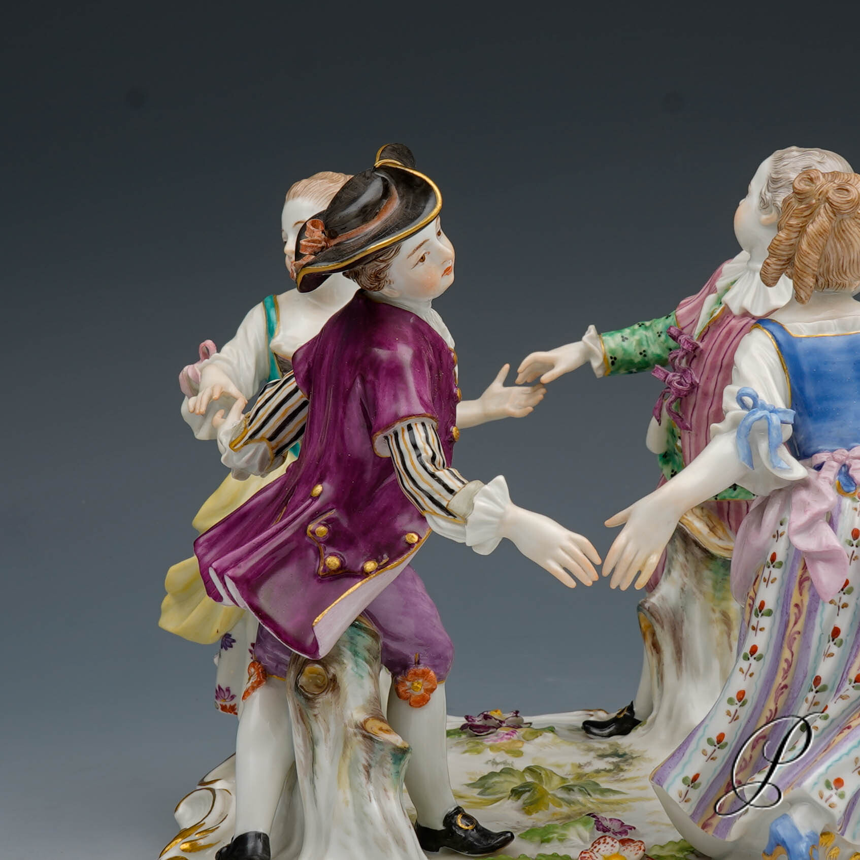 Figurengruppe Meissen 1.Wahl "Kinderreigen" – Bild 7