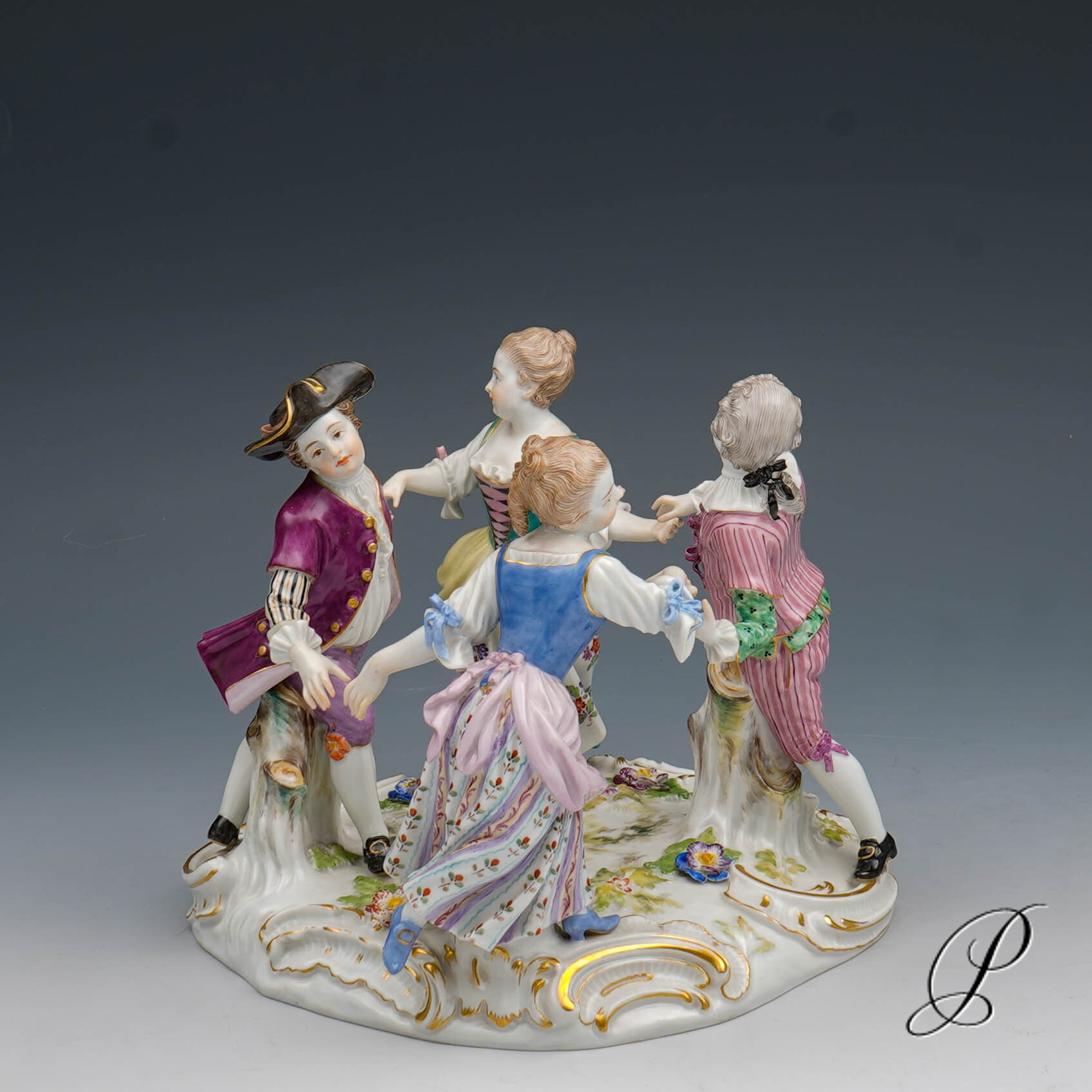 Figurengruppe Meissen 1.Wahl "Kinderreigen" – Bild 8