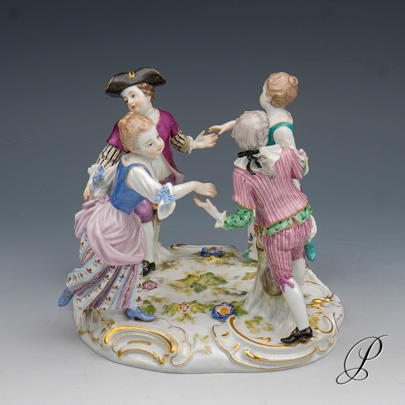 Figurengruppe Meissen 1.Wahl "Kinderreigen" – Bild 10