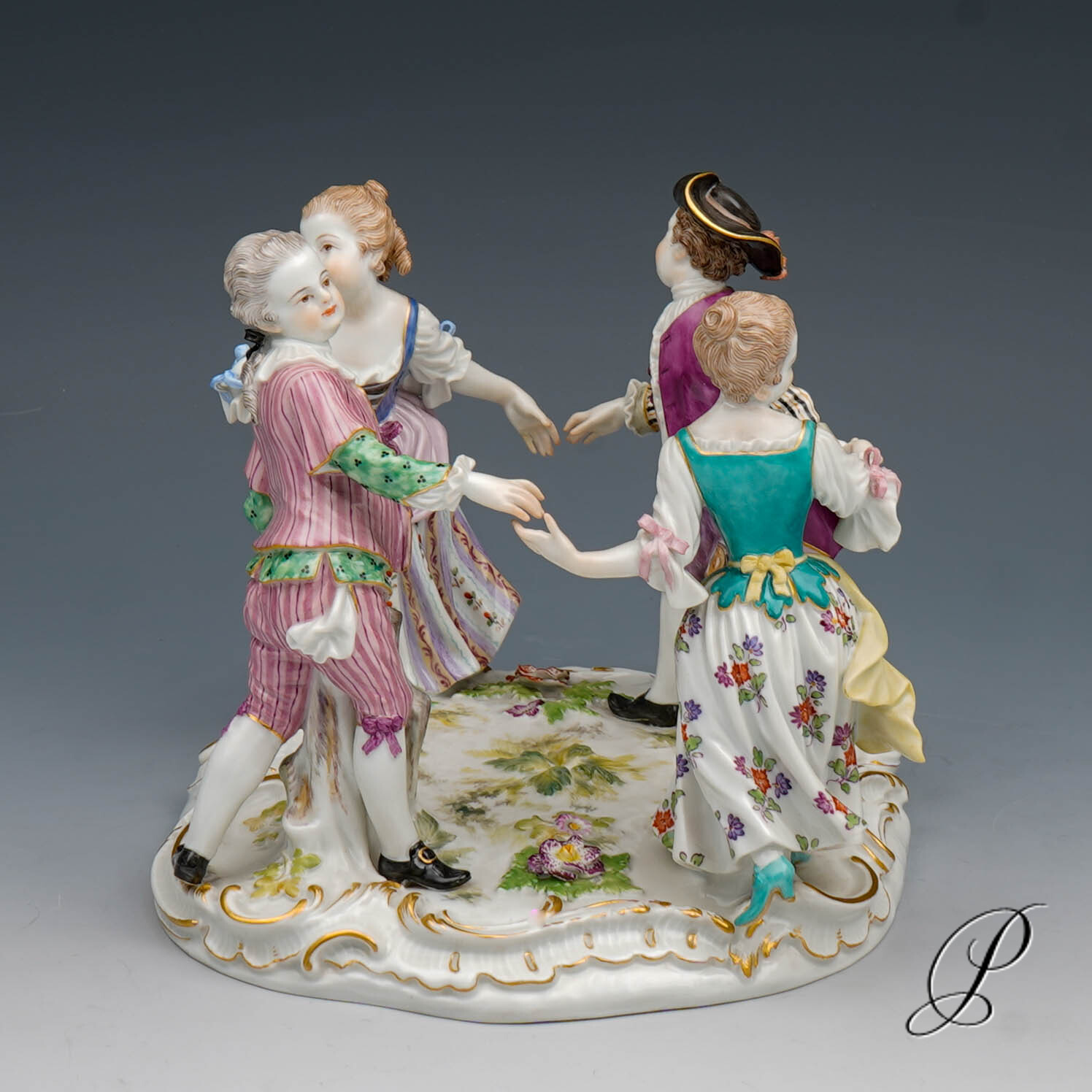 Figurengruppe Meissen 1.Wahl "Kinderreigen" – Bild 12