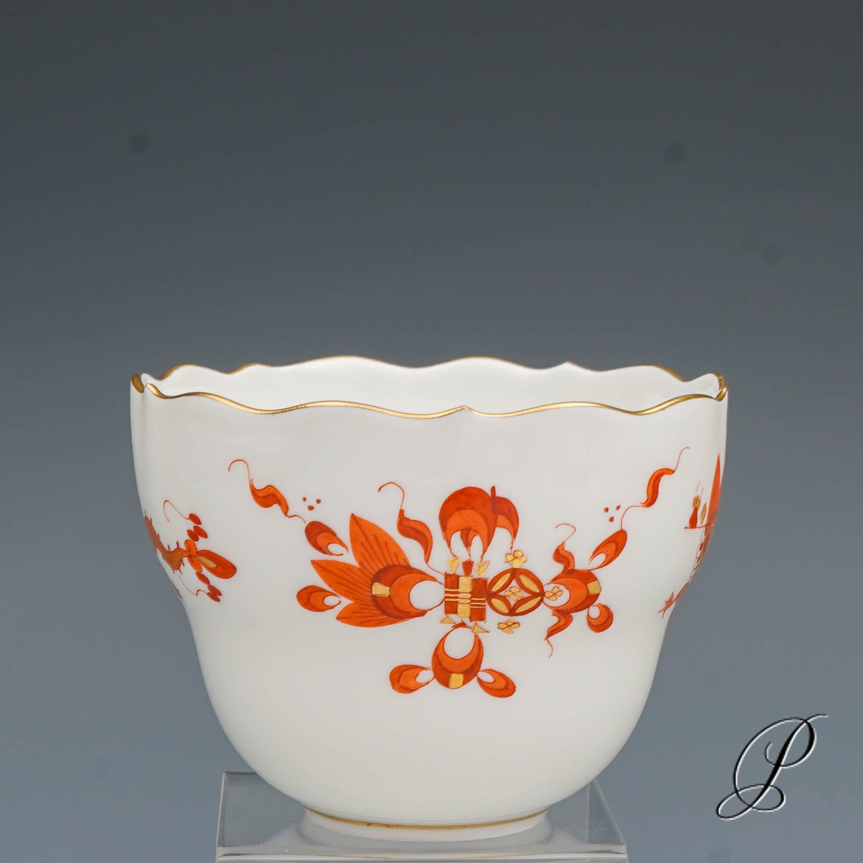 Kaffeegedeck Meissen 1.Wahl reicher Drache rot – Bild 10