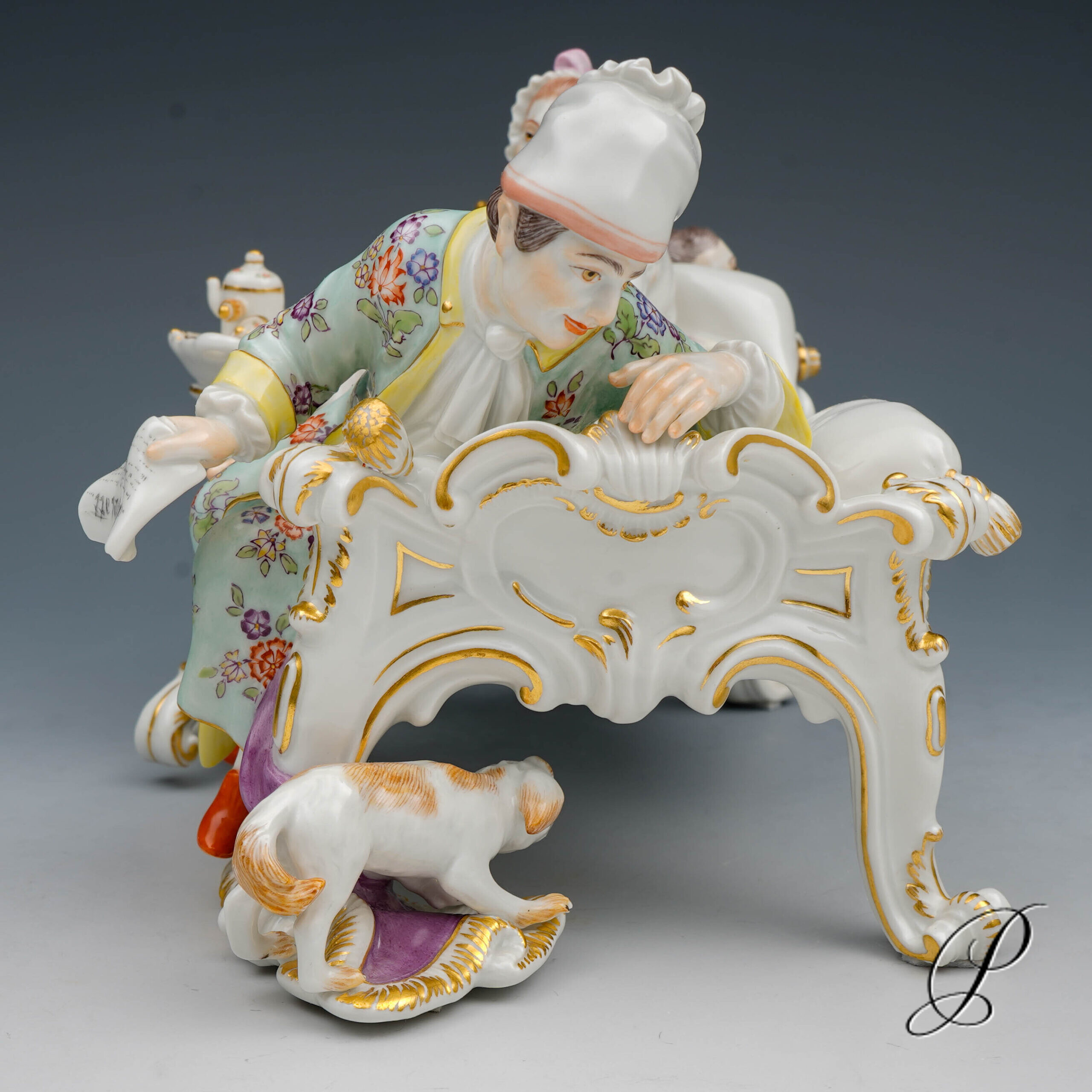 Figurengruppe Meissen "der versteckte Liebhaber" – Bild 6