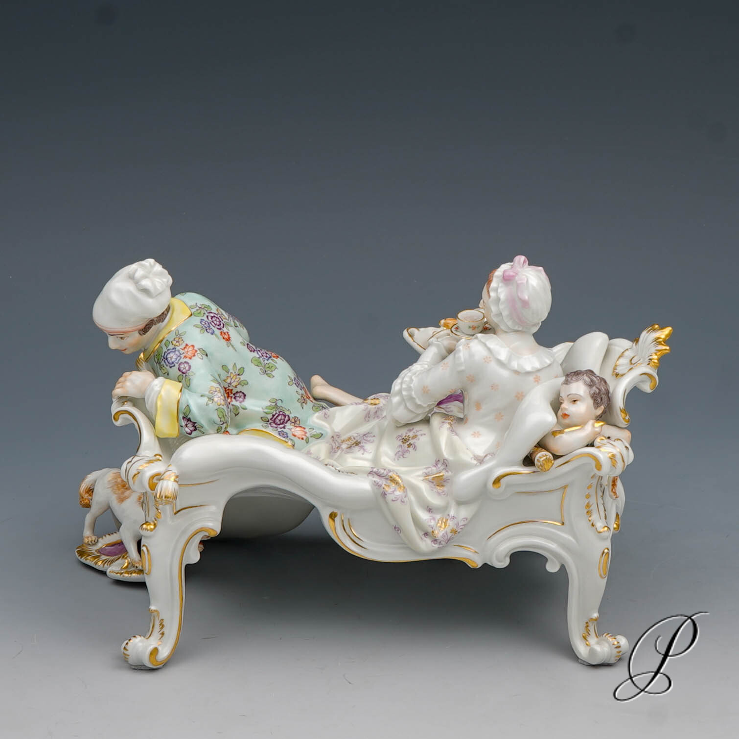 Figurengruppe Meissen "der versteckte Liebhaber" – Bild 9