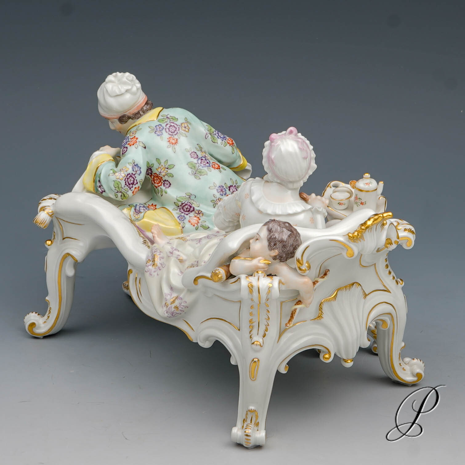 Figurengruppe Meissen "der versteckte Liebhaber" – Bild 10