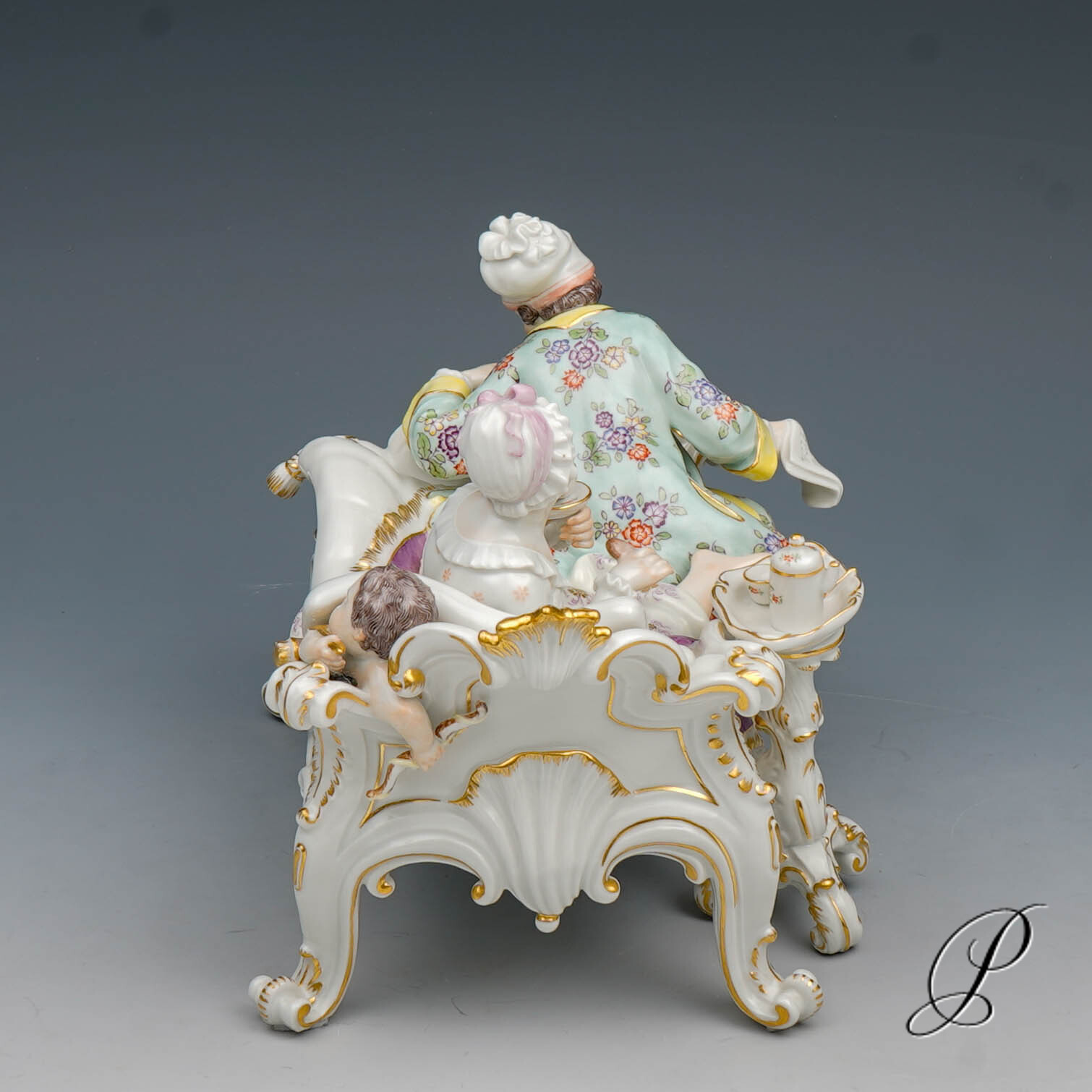 Figurengruppe Meissen "der versteckte Liebhaber" – Bild 11