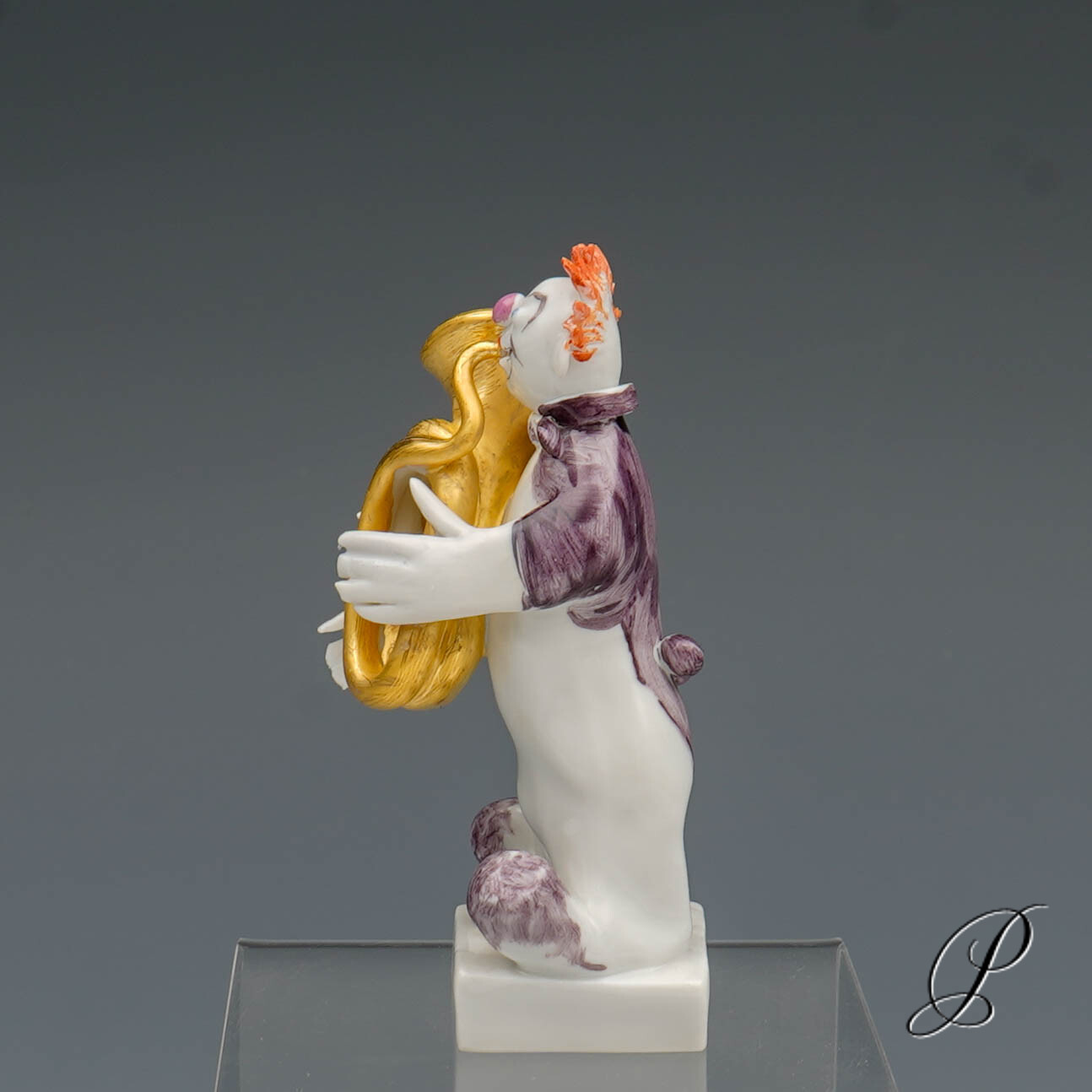 Figur Meissen 1.Wahl / Clown aus der Clownkapelle von Peter Strang – Bild 3