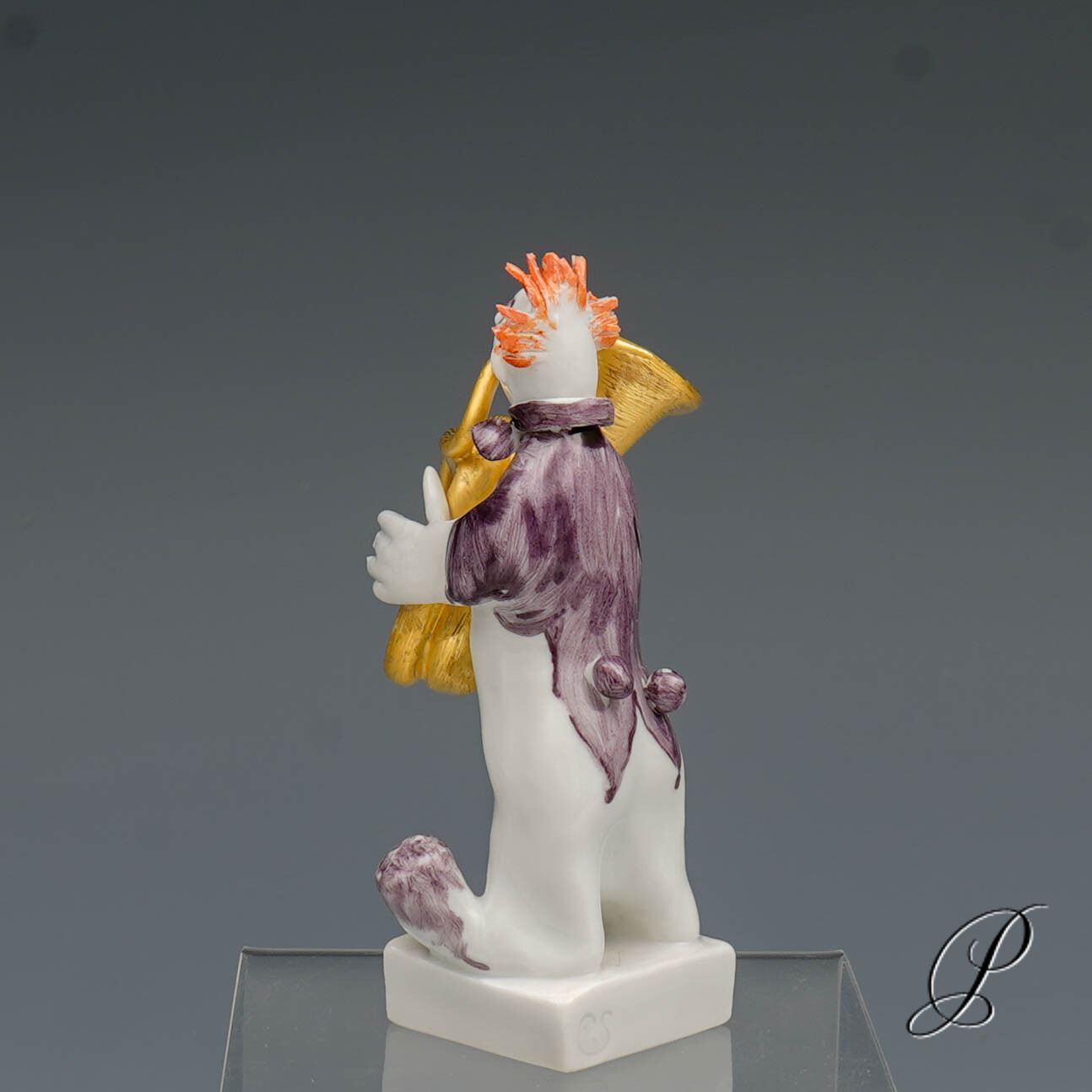 Figur Meissen 1.Wahl / Clown aus der Clownkapelle von Peter Strang – Bild 4
